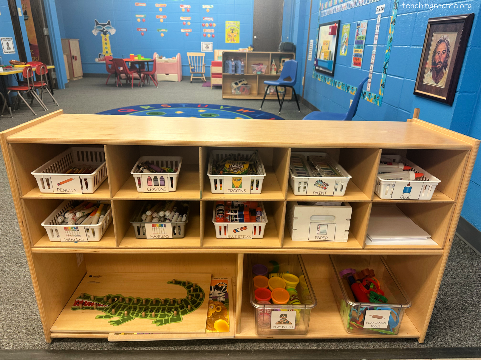 Printable Preschool Shelf Labels