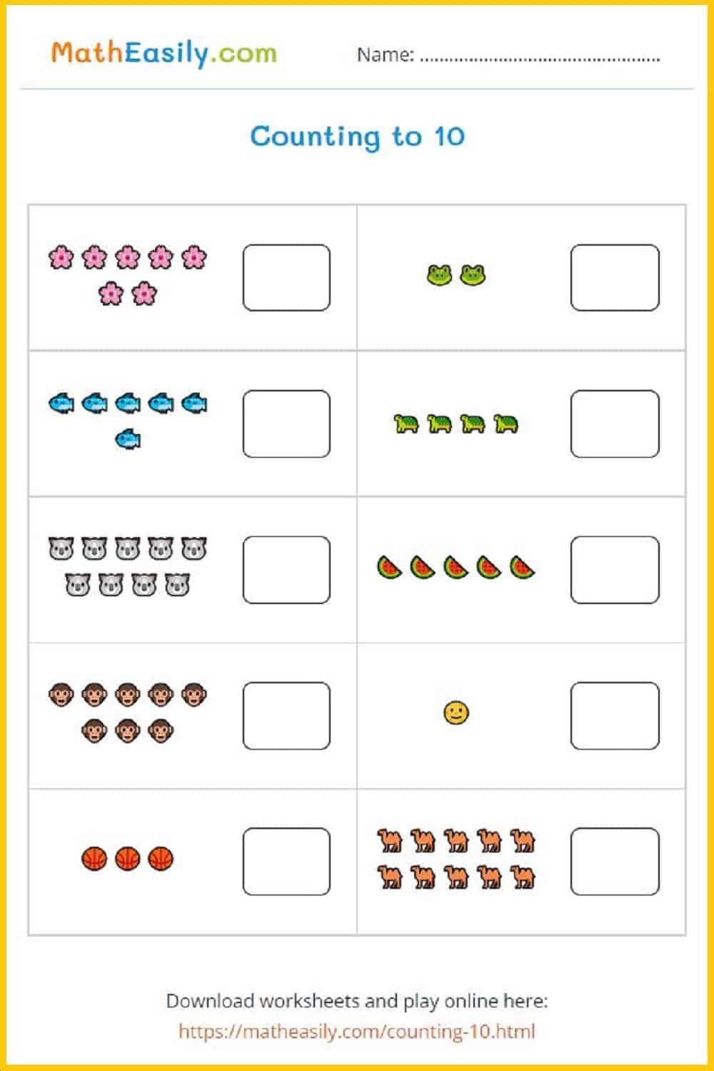Printable Montessori Preschool Worksheets