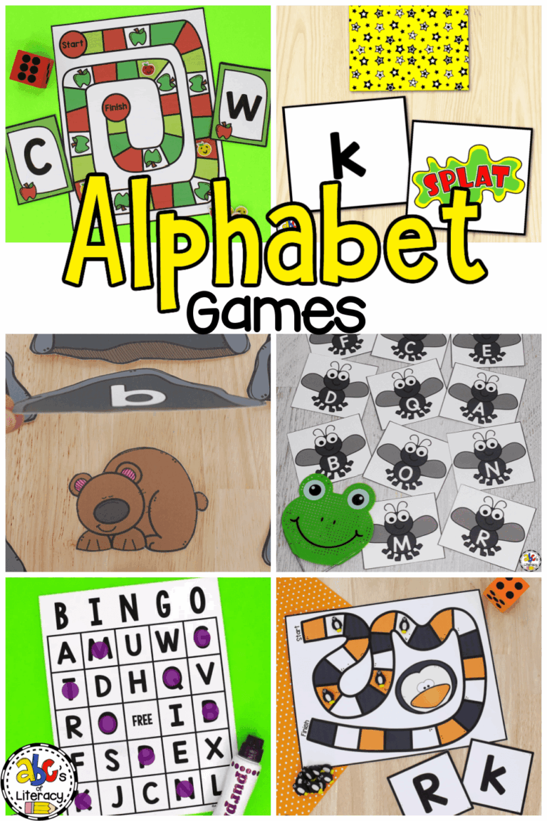 Printable Letter Recognition Games