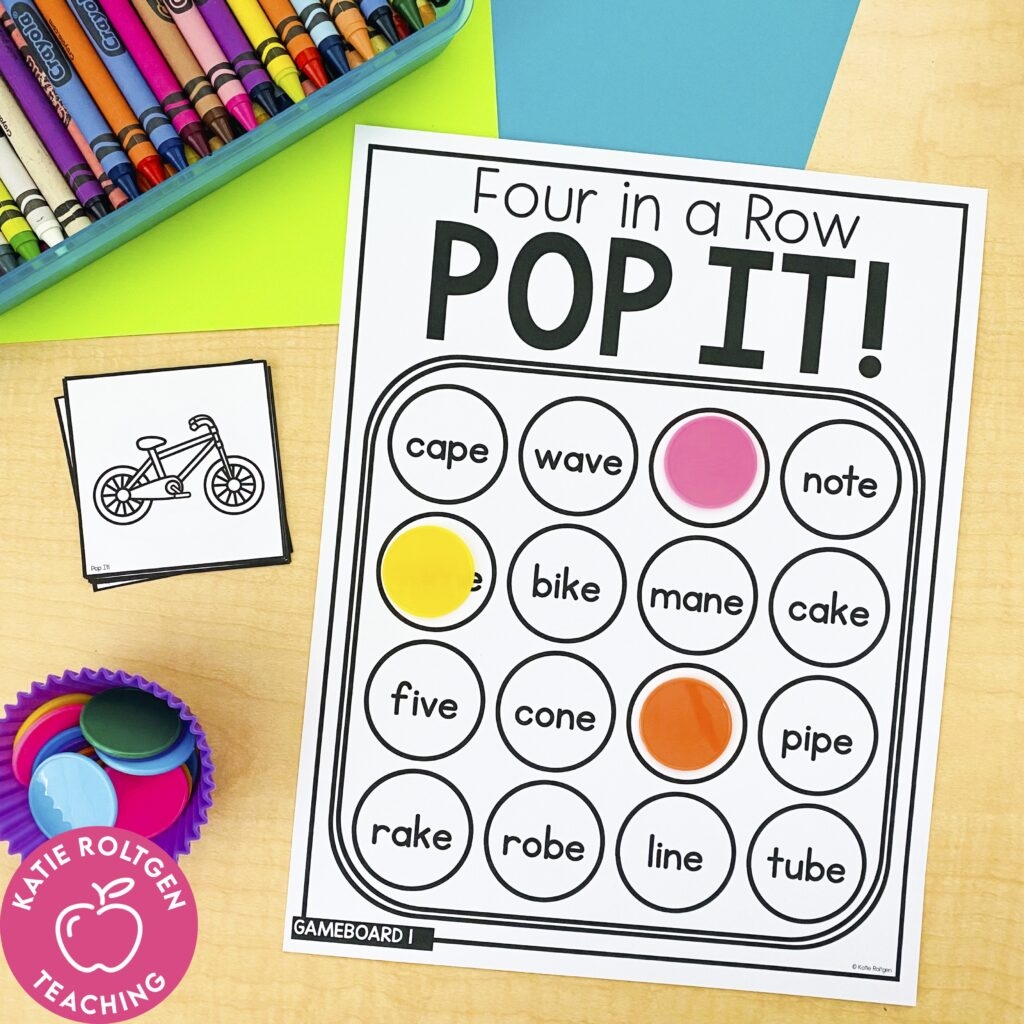 Printable Literacy Games For Kindergarten Katie Roltgen Teaching