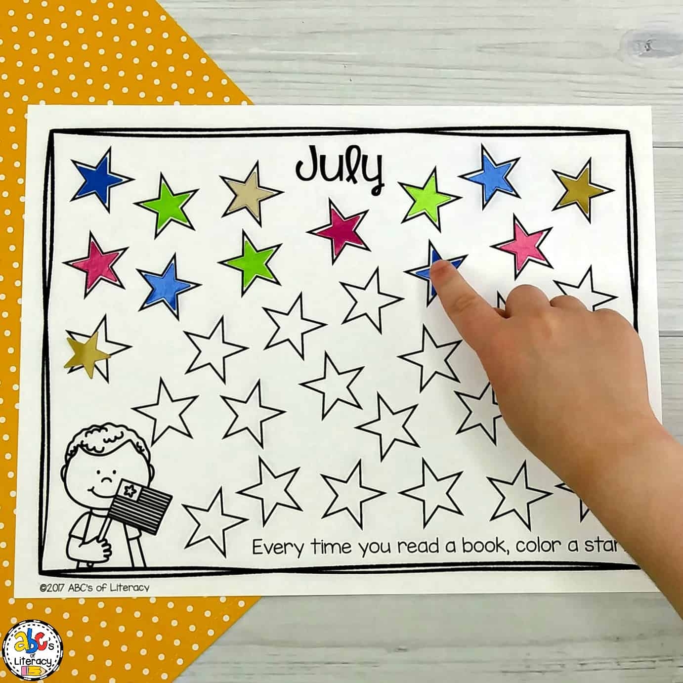 Printable Monthly Reading Log For Preschooler