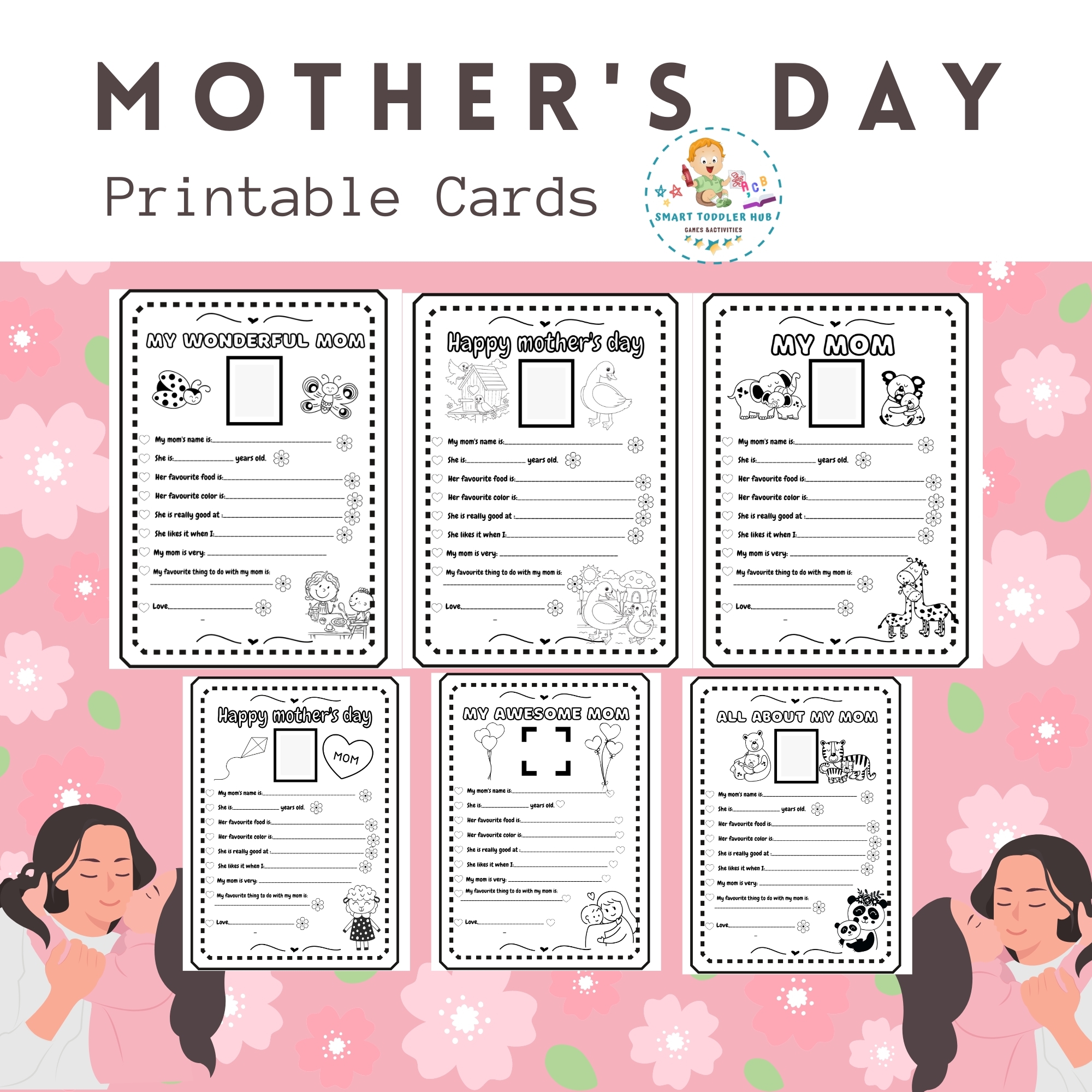 Printable Mother s Day Cards For Kindergarten Mother s Day 