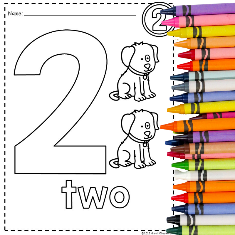 Printable Numbers For A Preschool