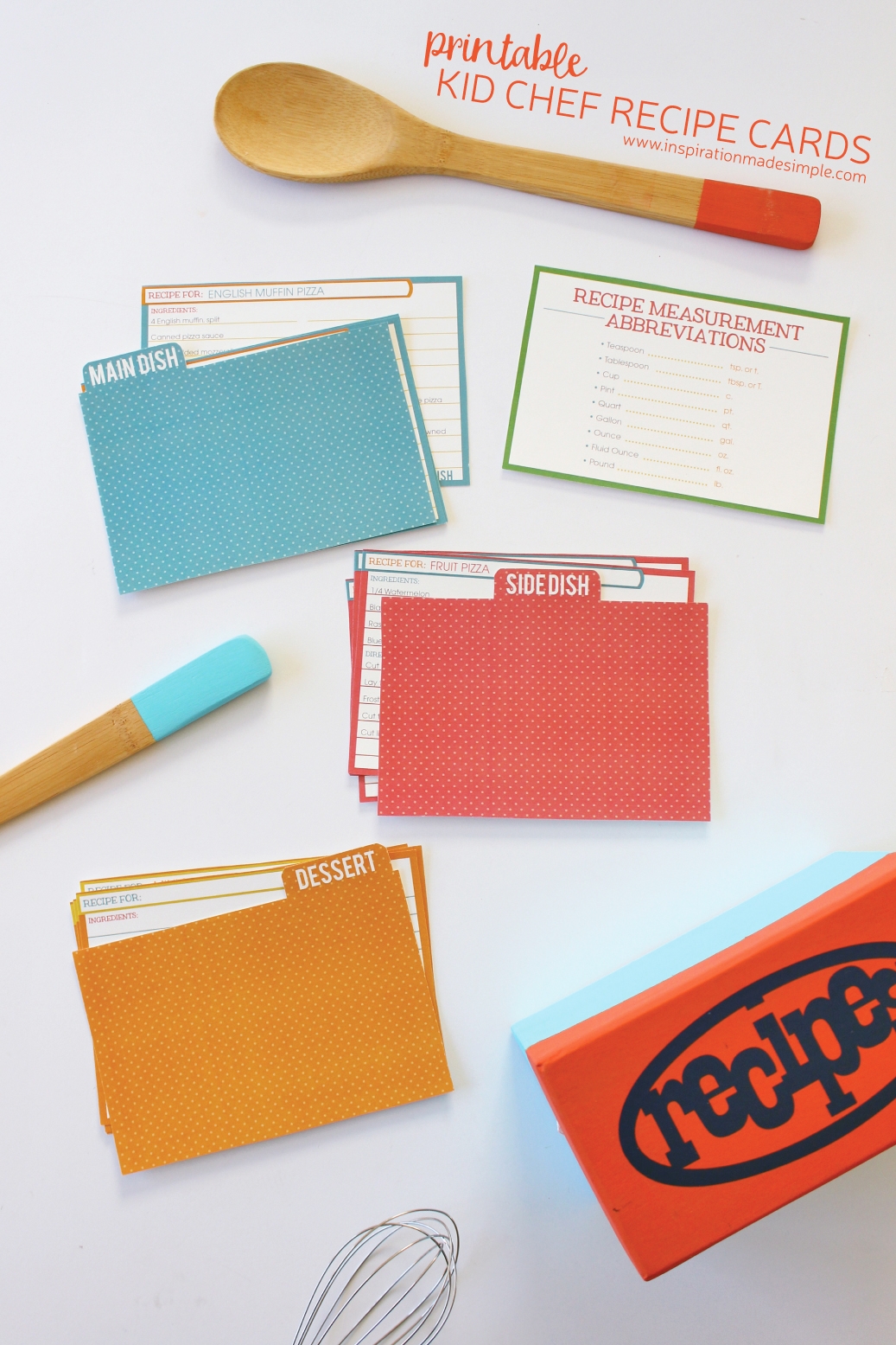 Printable Recipe Cards For Kids Inspiration Made Simple