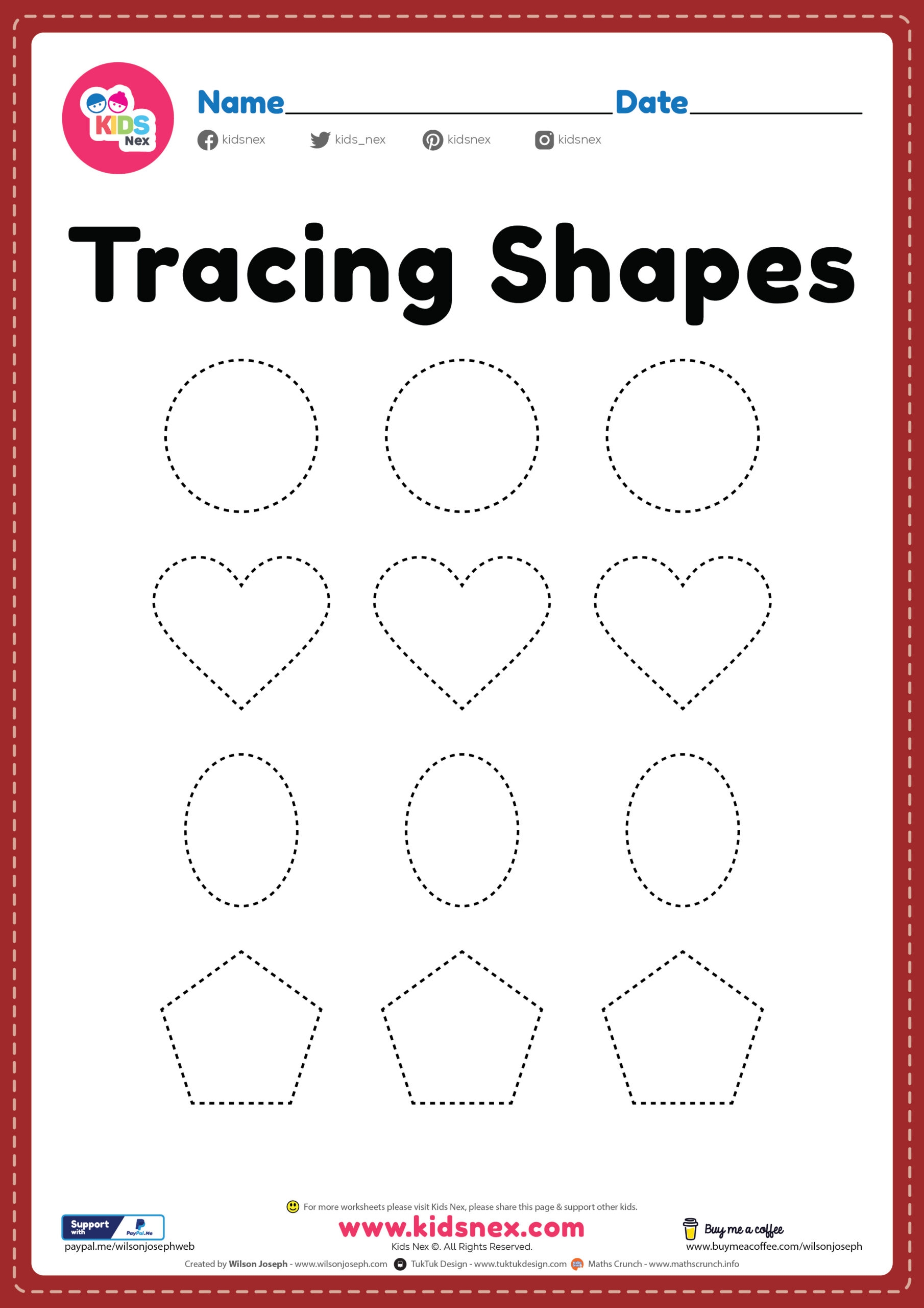 Printable Preschool Pages