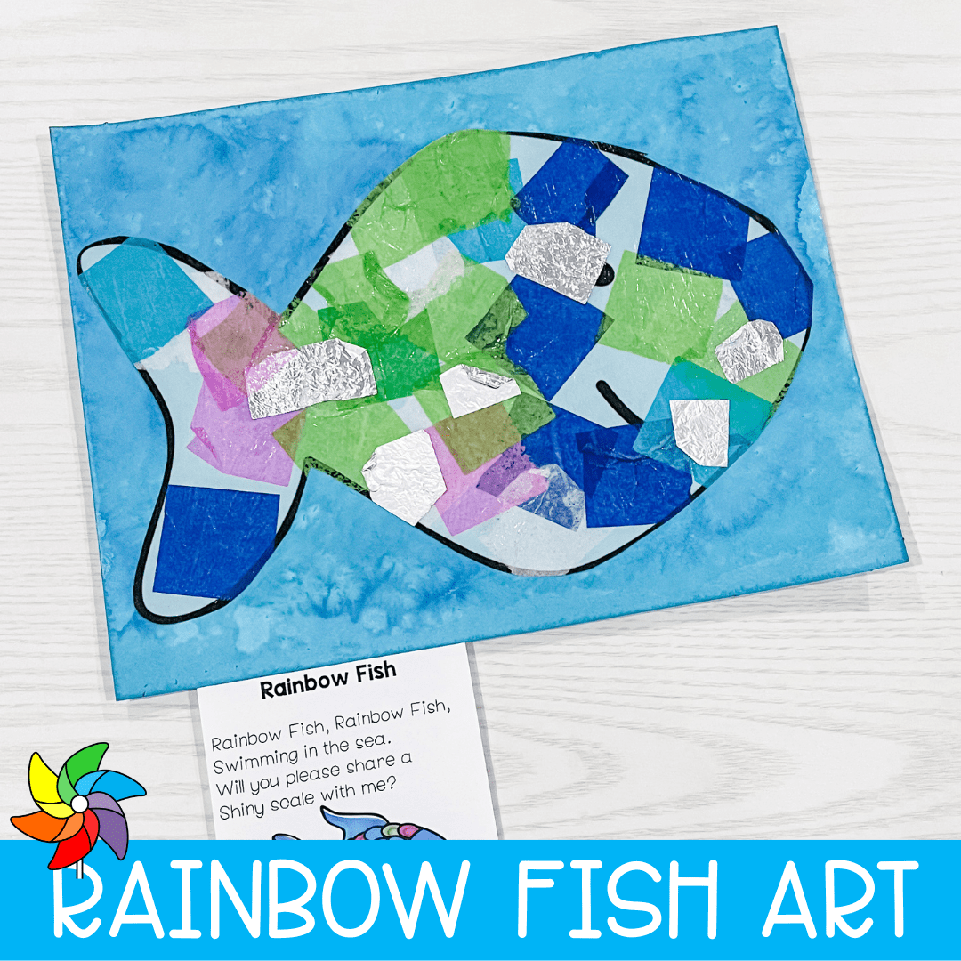 Rainbow Fish Art Project For Preschoolers Play To Learn Preschool