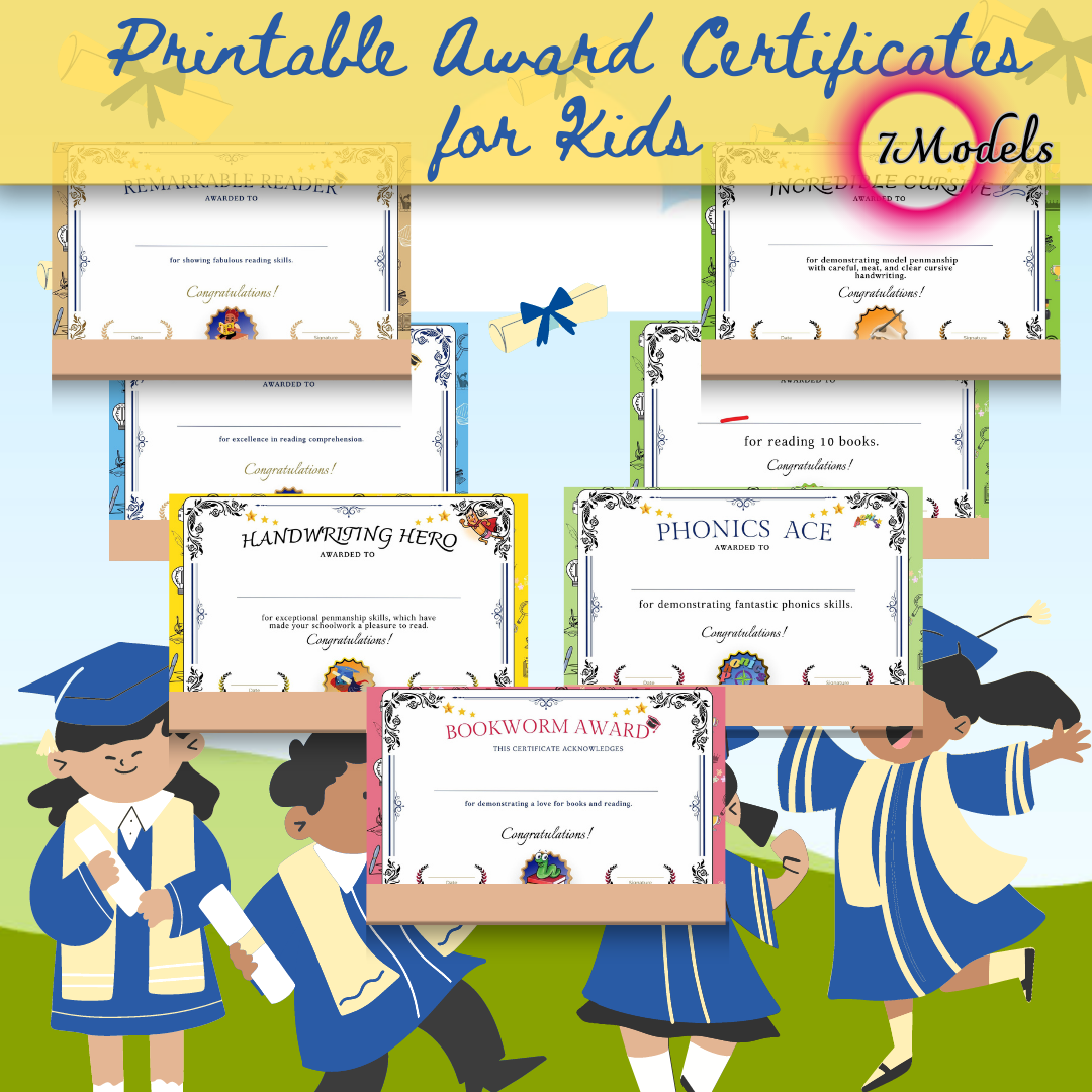 Printable Preschool Awards