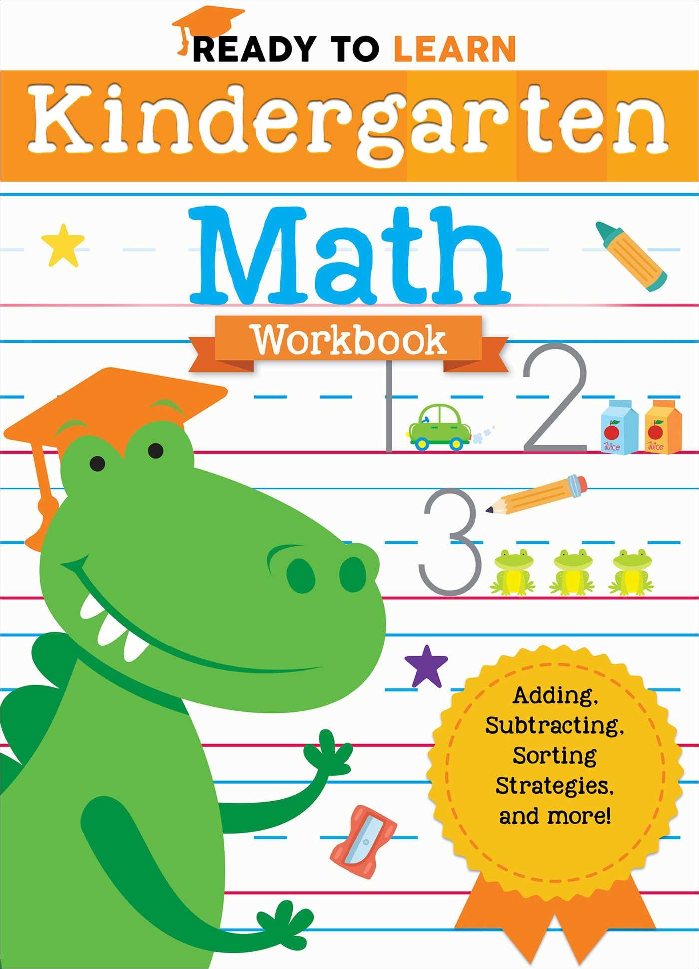 Ready To Learn Kindergarten Math Workbook Book By Editors Of Worksheets Library