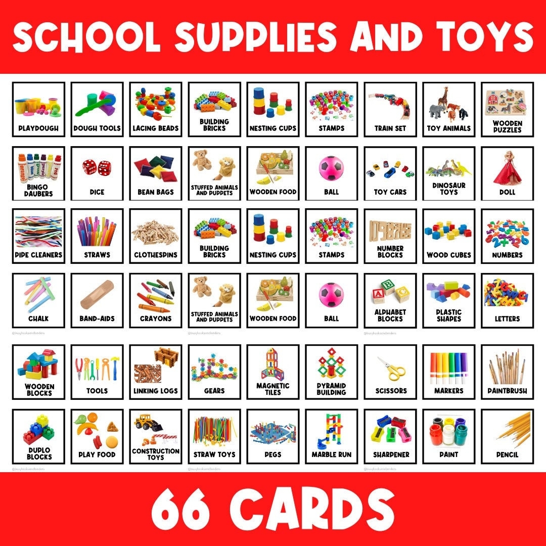 REAL PICTURES Classroom Center Toy Bin Label Printable Signs Toy Storage Toy Organization Label Classroom Playroom Signs Tag Etsy
