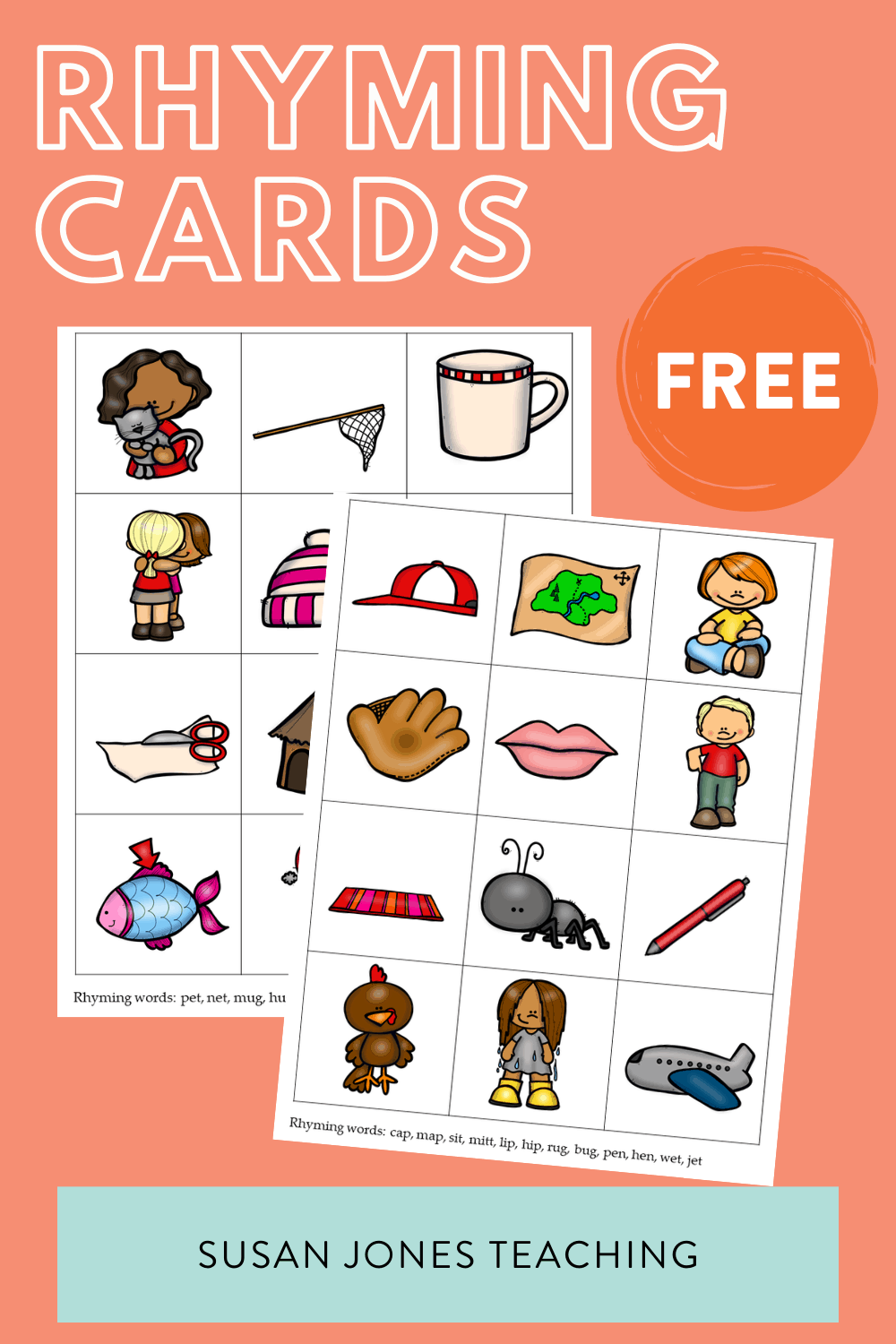 Printable Rhyming Word Games For Preschoolers