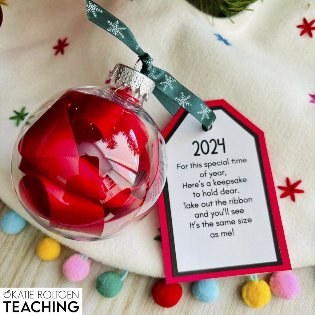 Ribbon Height Christmas Ornaments For Kindergarten Katie Roltgen 
