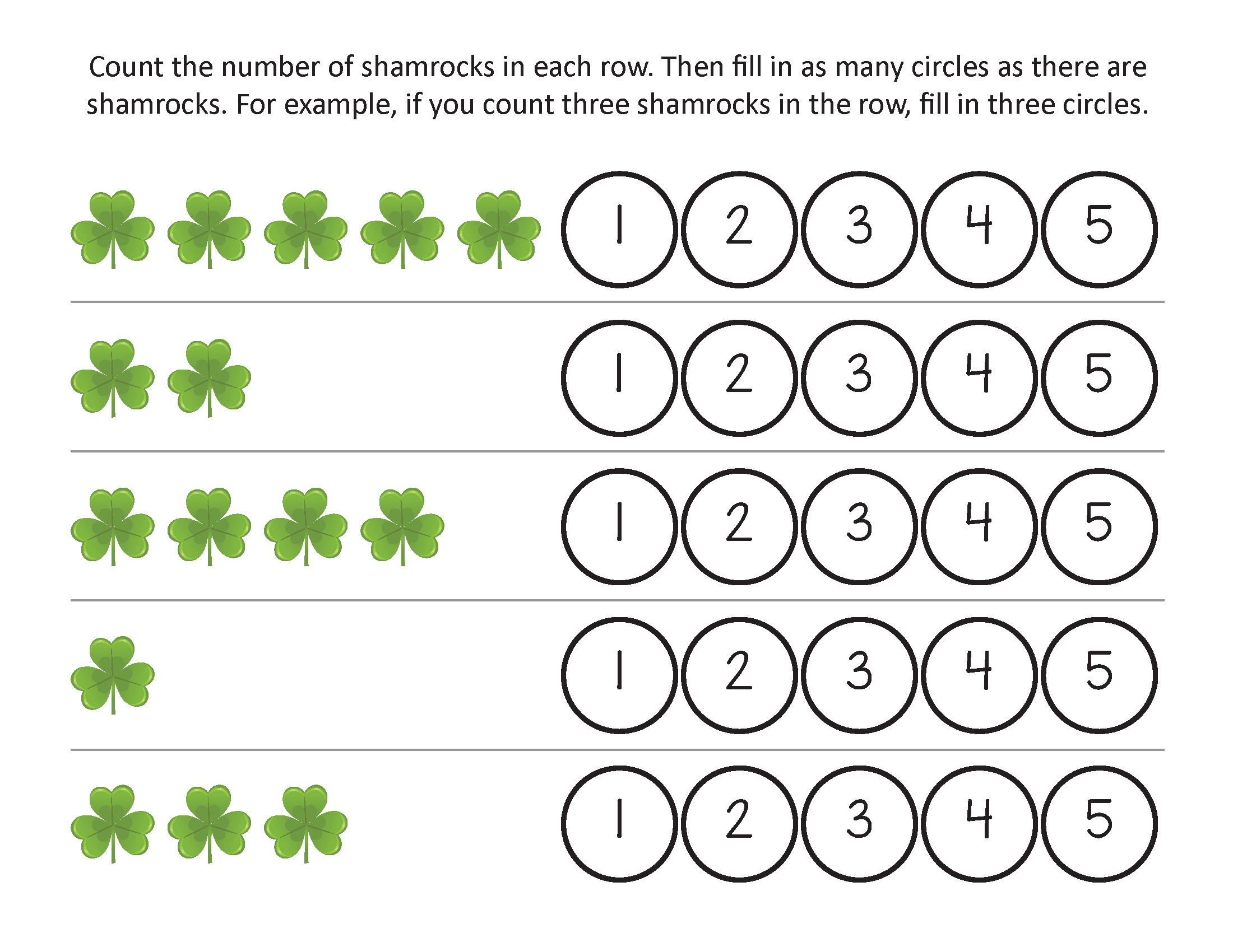 Saint Patrick Day Worksheets Kindergarten Worksheets Library