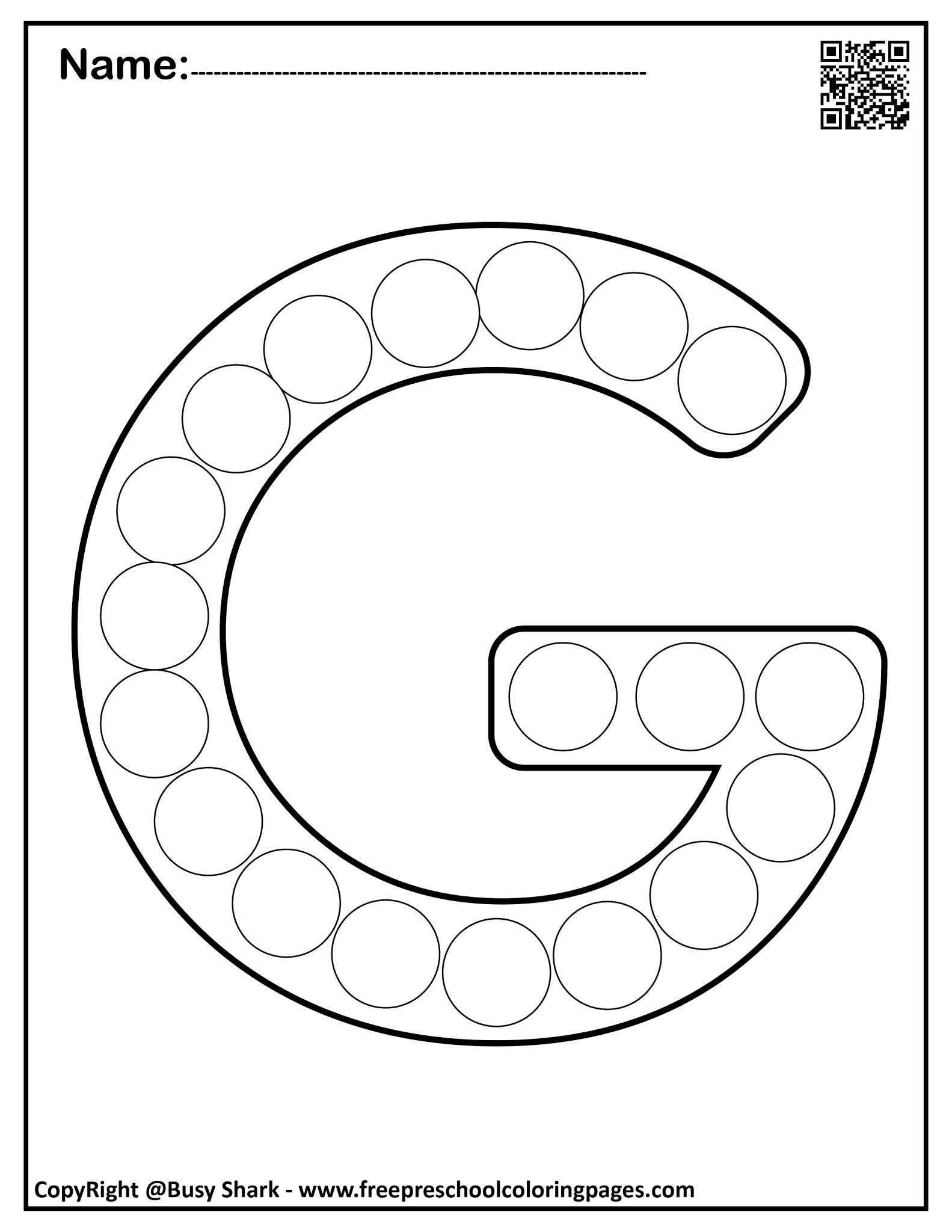 Set Of Letter G 