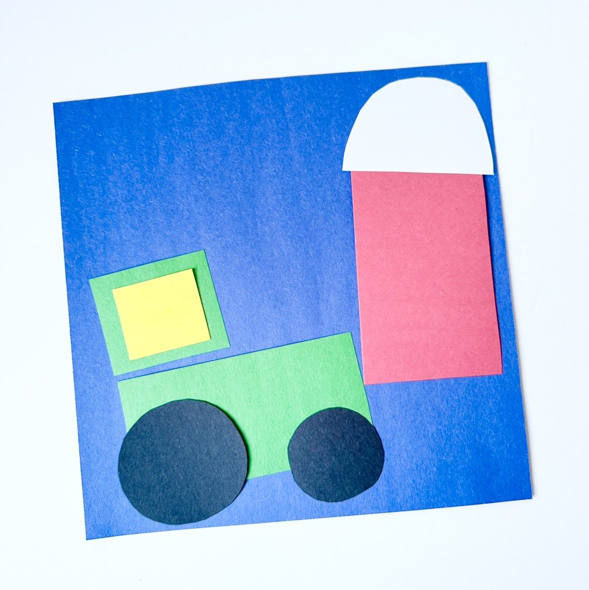 Shape Identification Tractor Art Play Street Museum
