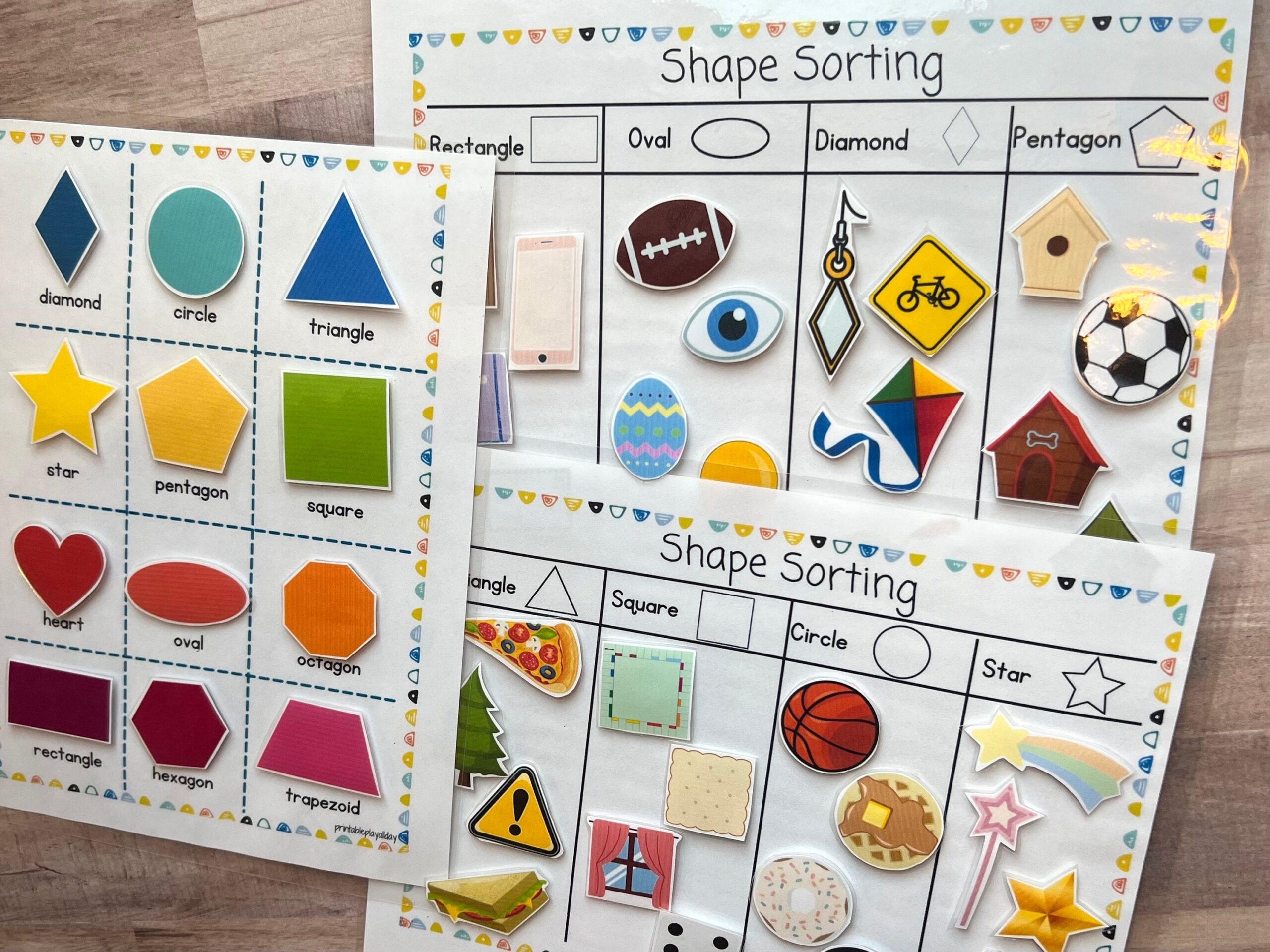 Printable Sorting Games For Preschoolers