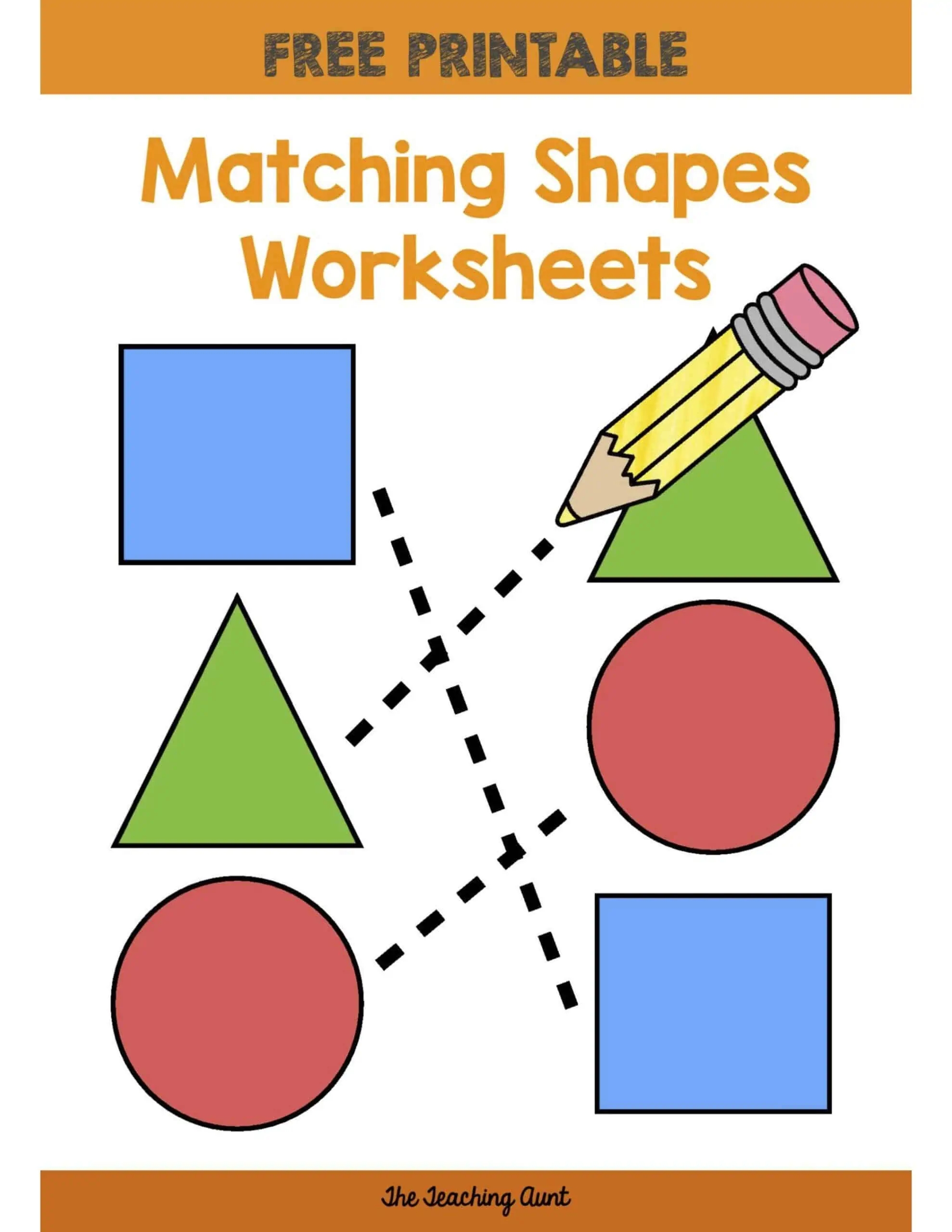 Shapes Worksheets For Kindergarten The Teaching Aunt