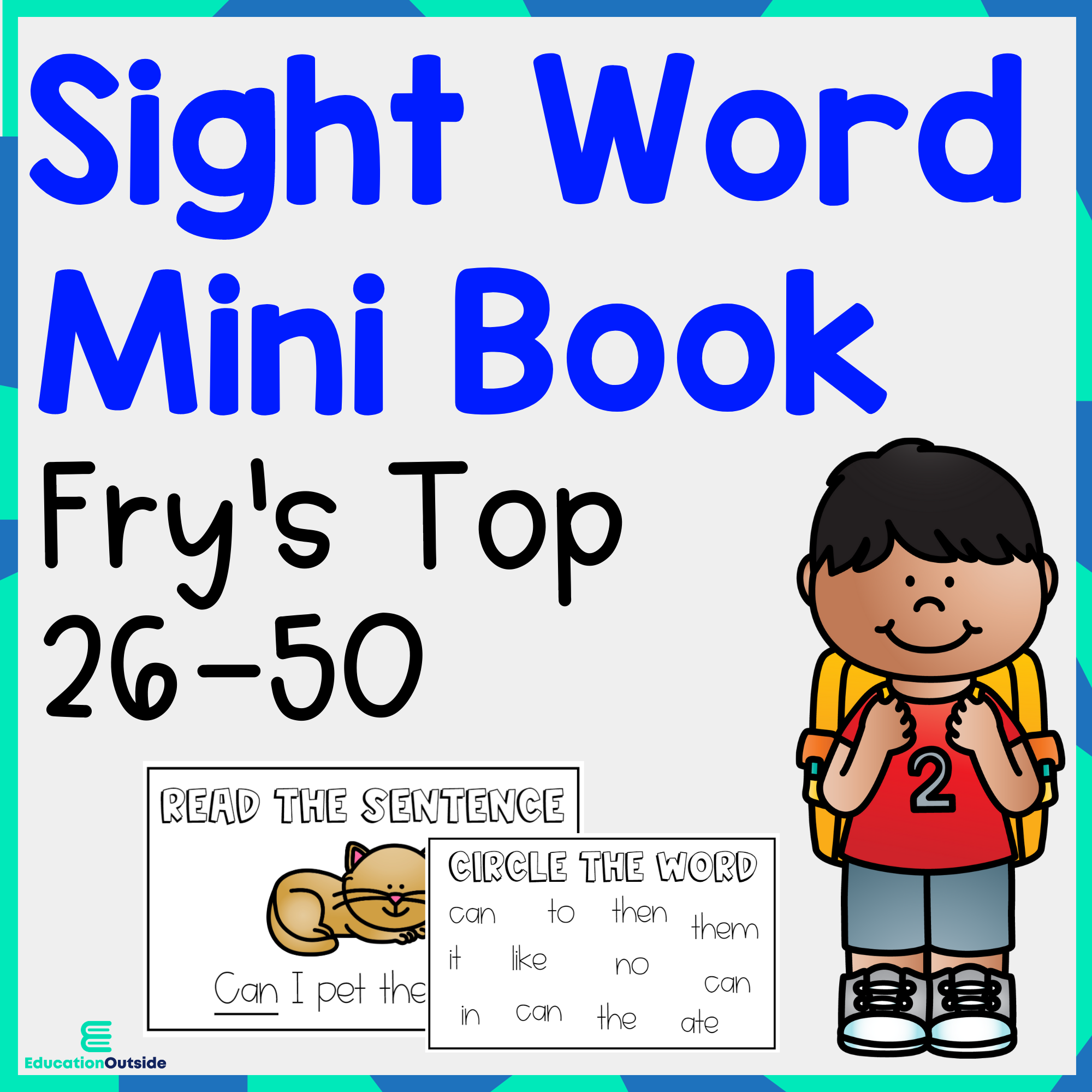 Sight Word Books Fry s 26 50 Sight Words