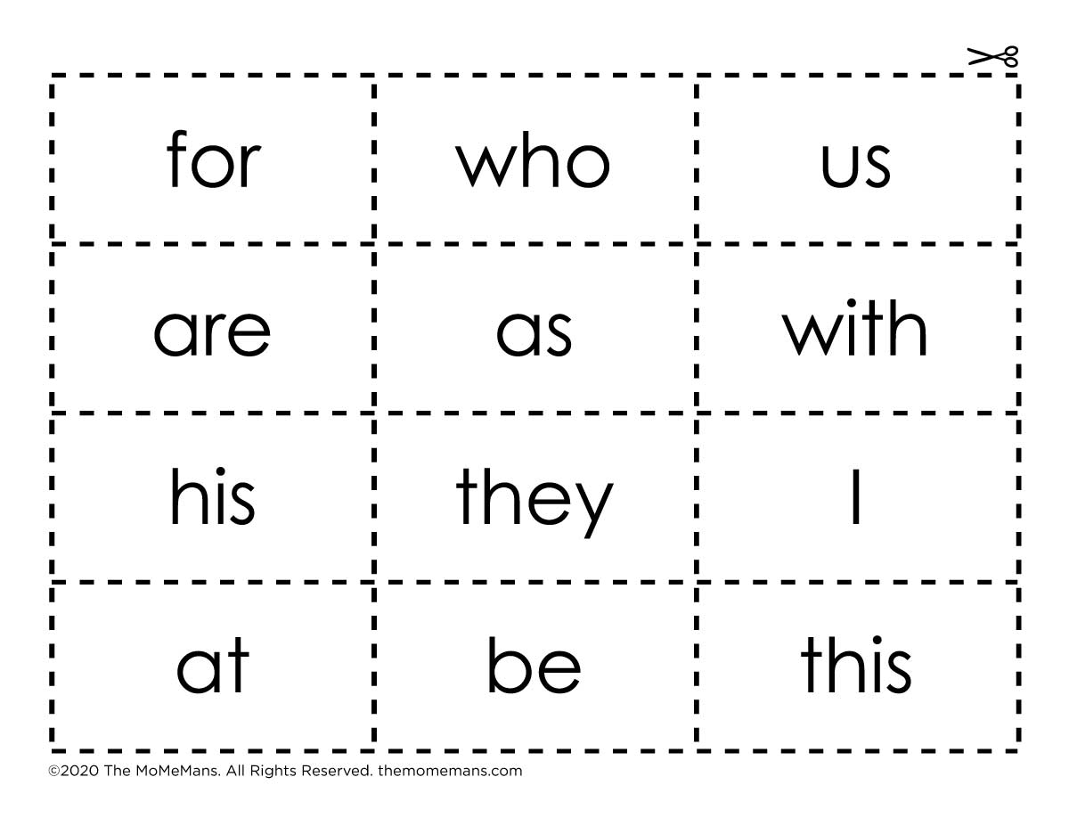 Sight Words Printable Sight Words Worksheets Worksheets Library