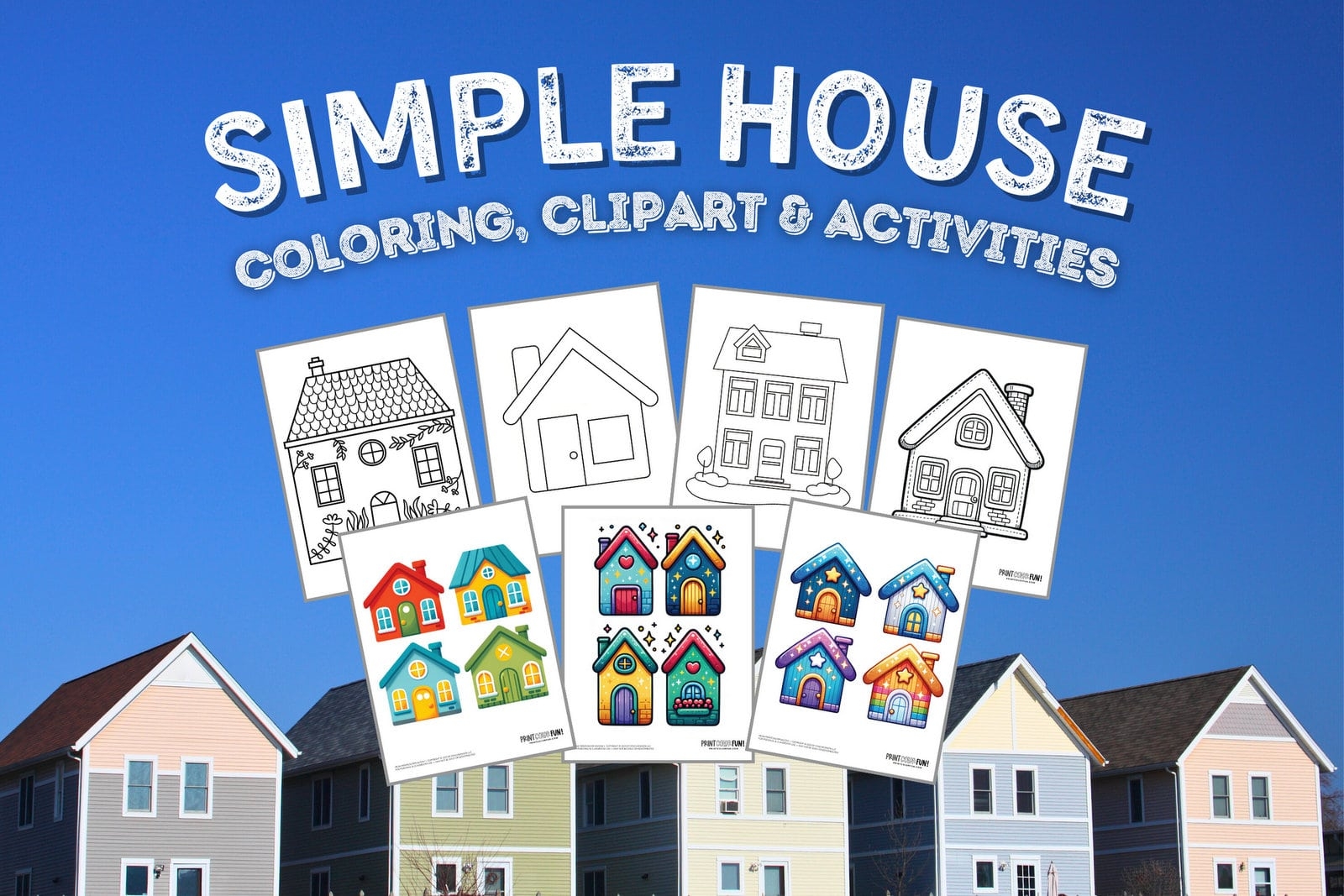Printable Pictures Of Buildings For Preschoolers