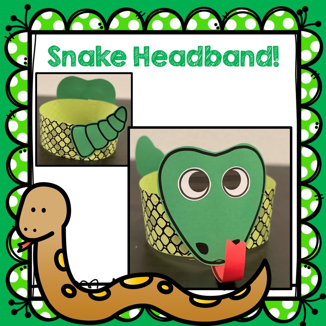 Snake Craft Snake Headband Craft Made By Teachers