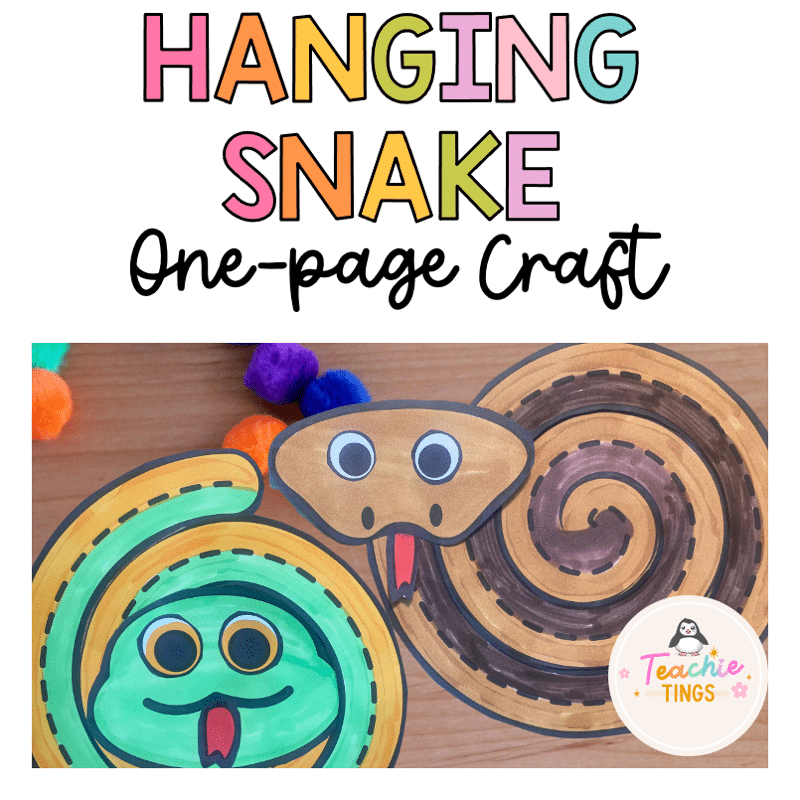 Printable Snake Craft Preschool