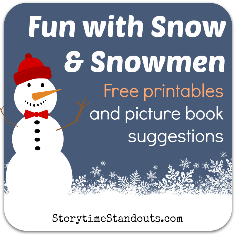Printable Preschool Winter Books
