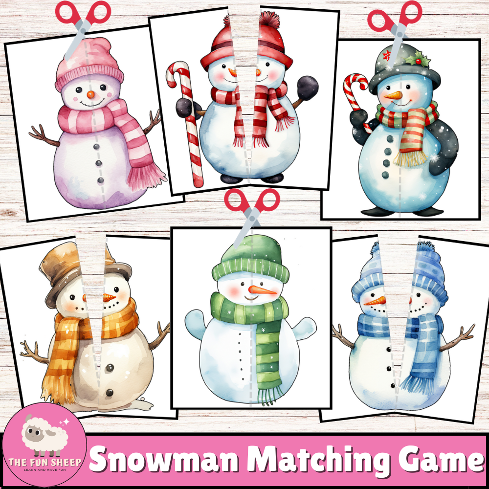 Printable Matching Game Preschoolers