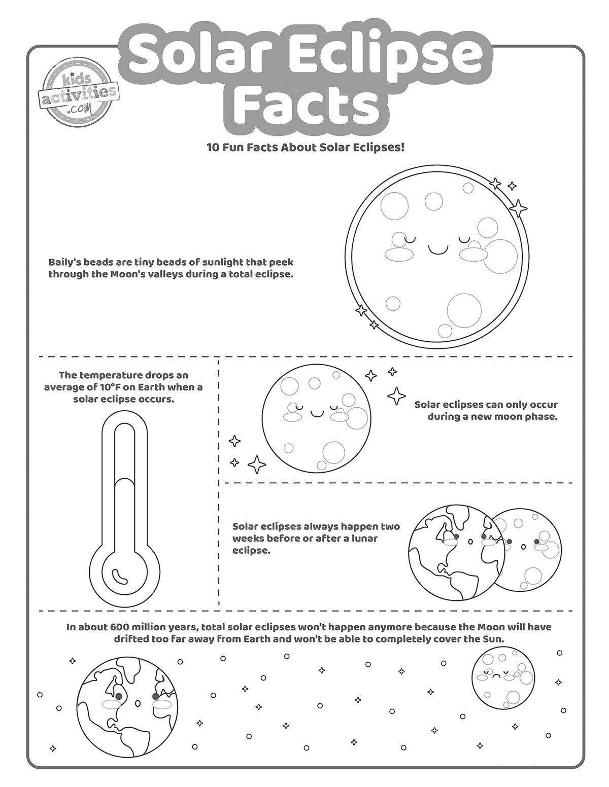 Solar Eclipse Facts Printables Tips To Watch The Next Solar 