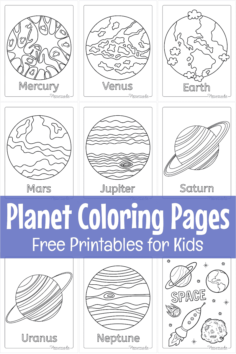 Printable Planets For Preschoolers