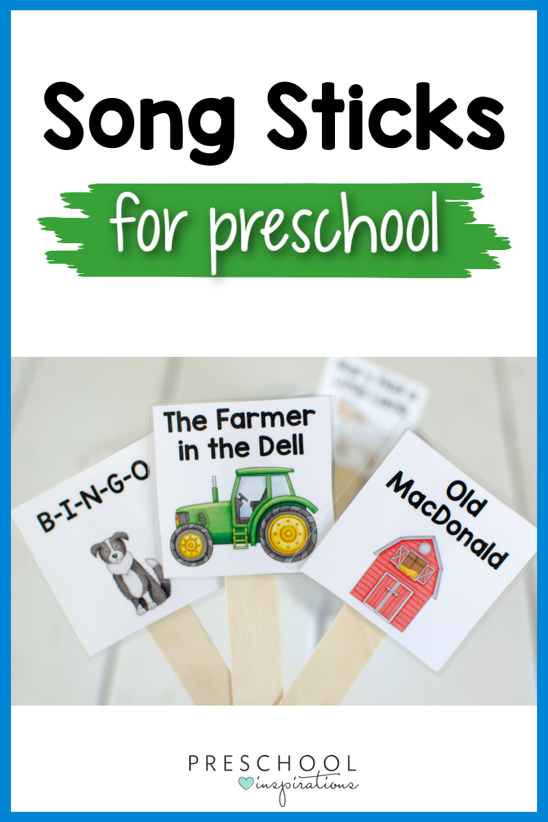 Printable Song Cards For Preschool
