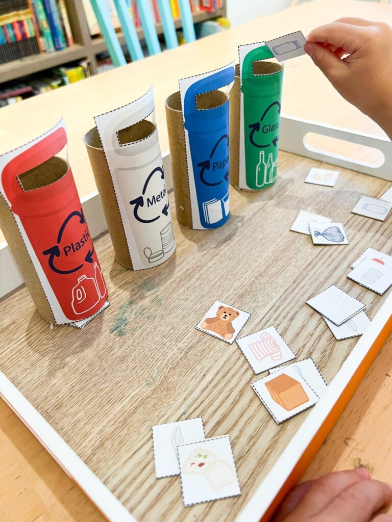 Sort Before You Recycle A Fun Recycling Activity For Preschoolers