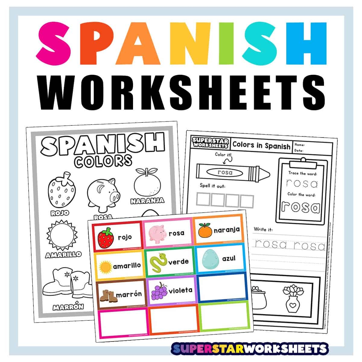 Printable Preschool Spanish Books