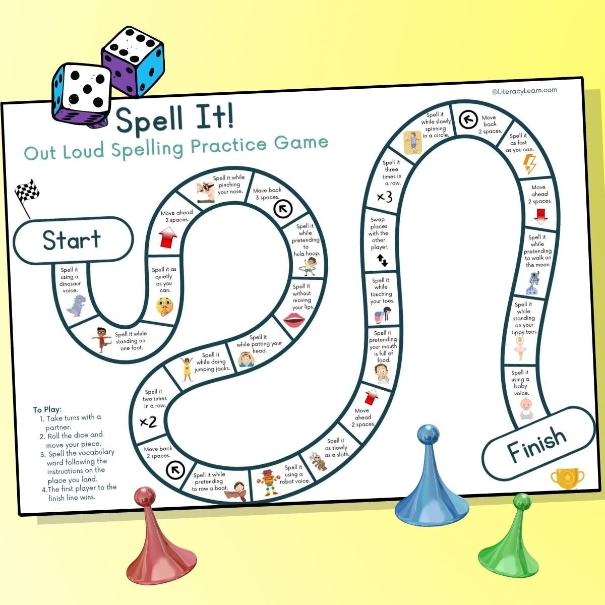 Printable Preschool Board Games
