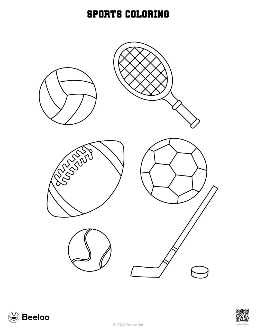 Printable Sports Preschool