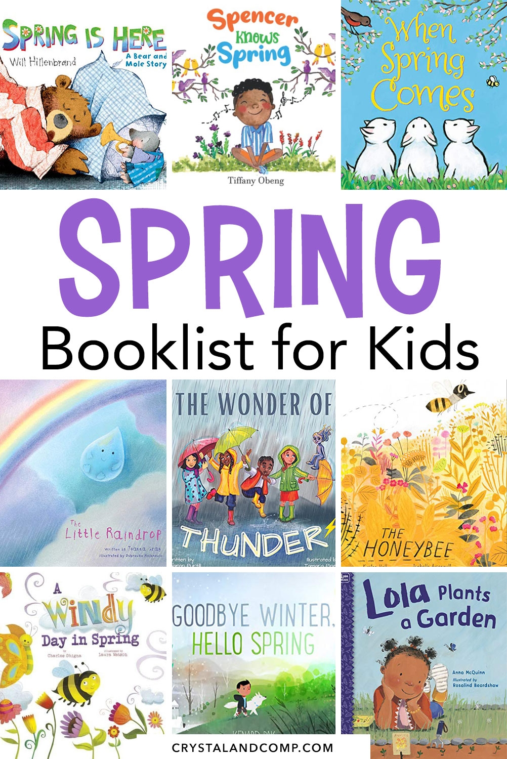 Spring Books For Preschoolers CrystalandComp