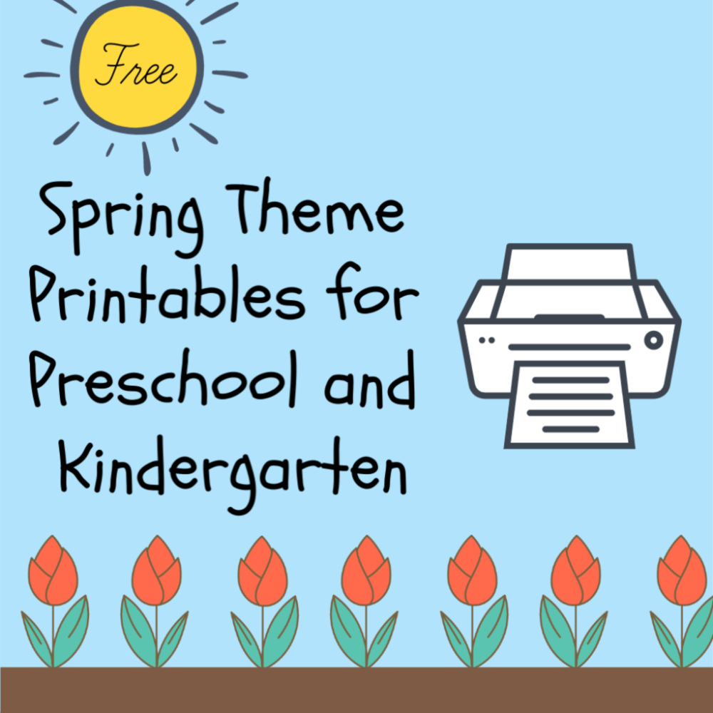 Printable Spring Books For Preschoolers