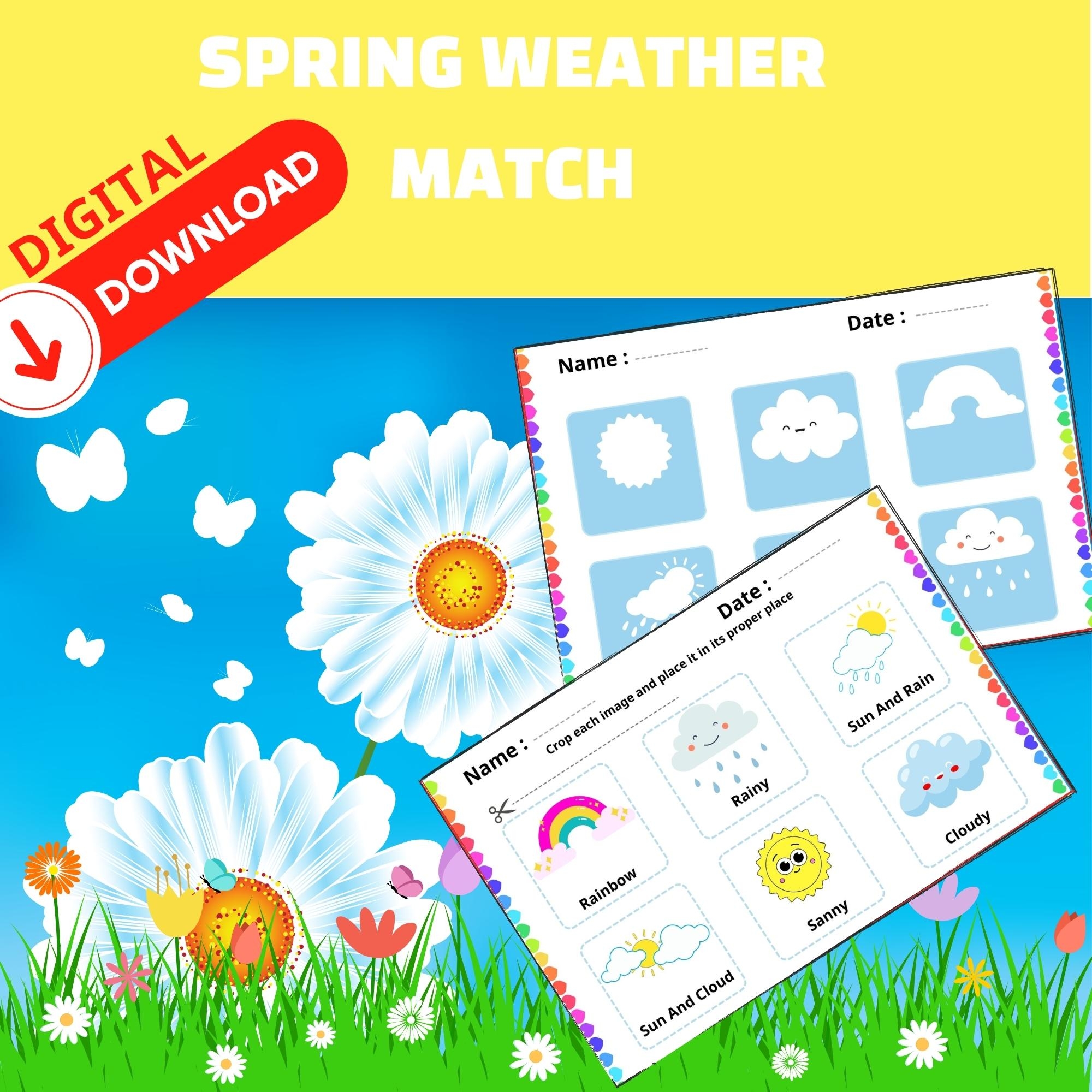 Printable Preschool Matching