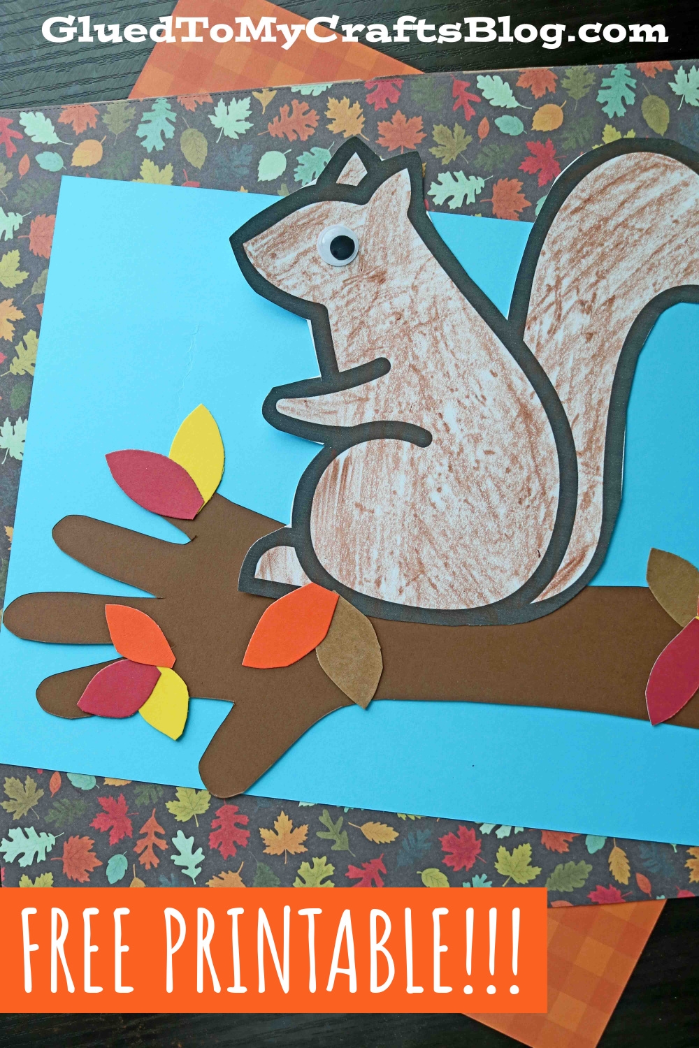 Printable Squirrel Craft Preschool