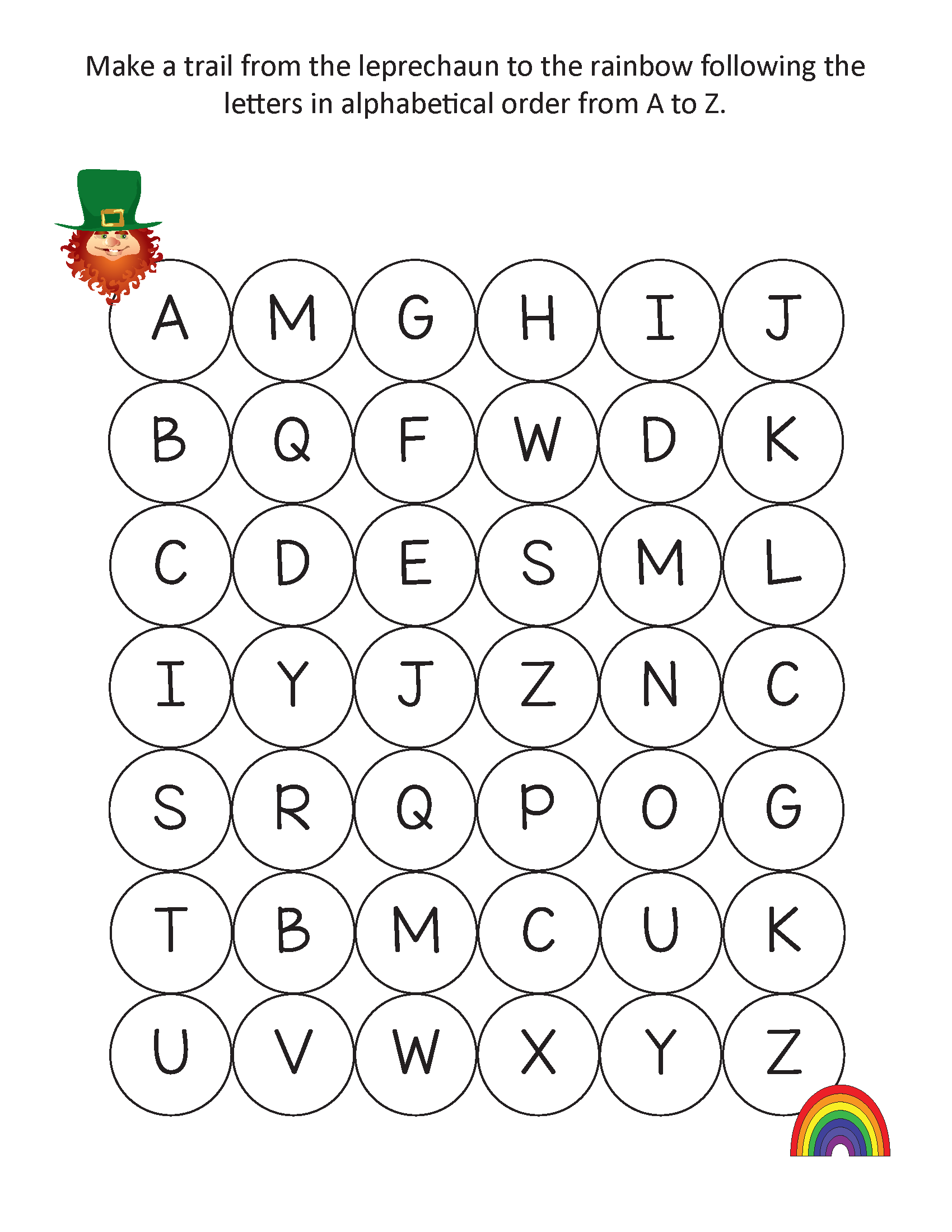 St Patrick s Day Do a Dot Printables Gift Of Curiosity
