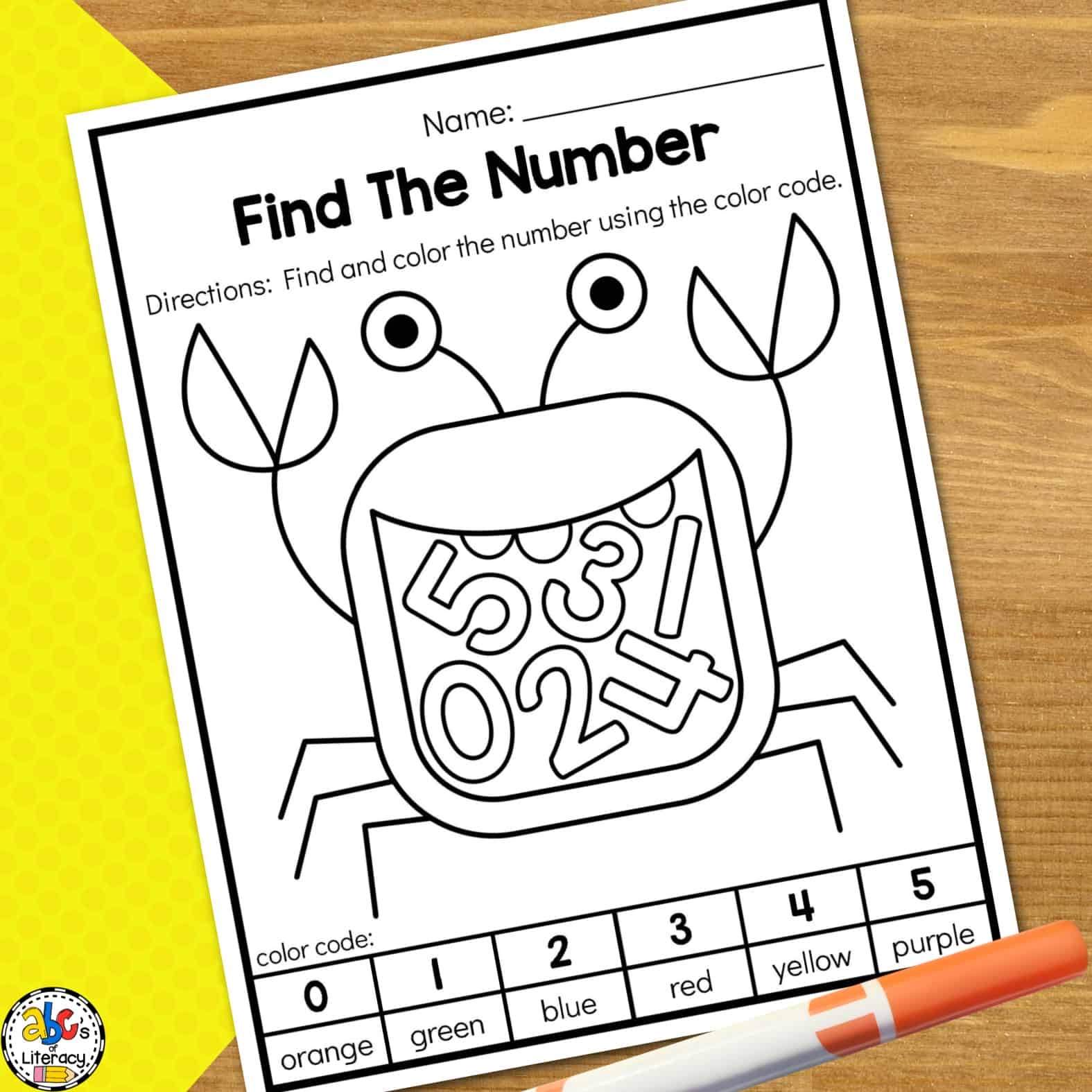 Printable Preschool Summer Worksheet