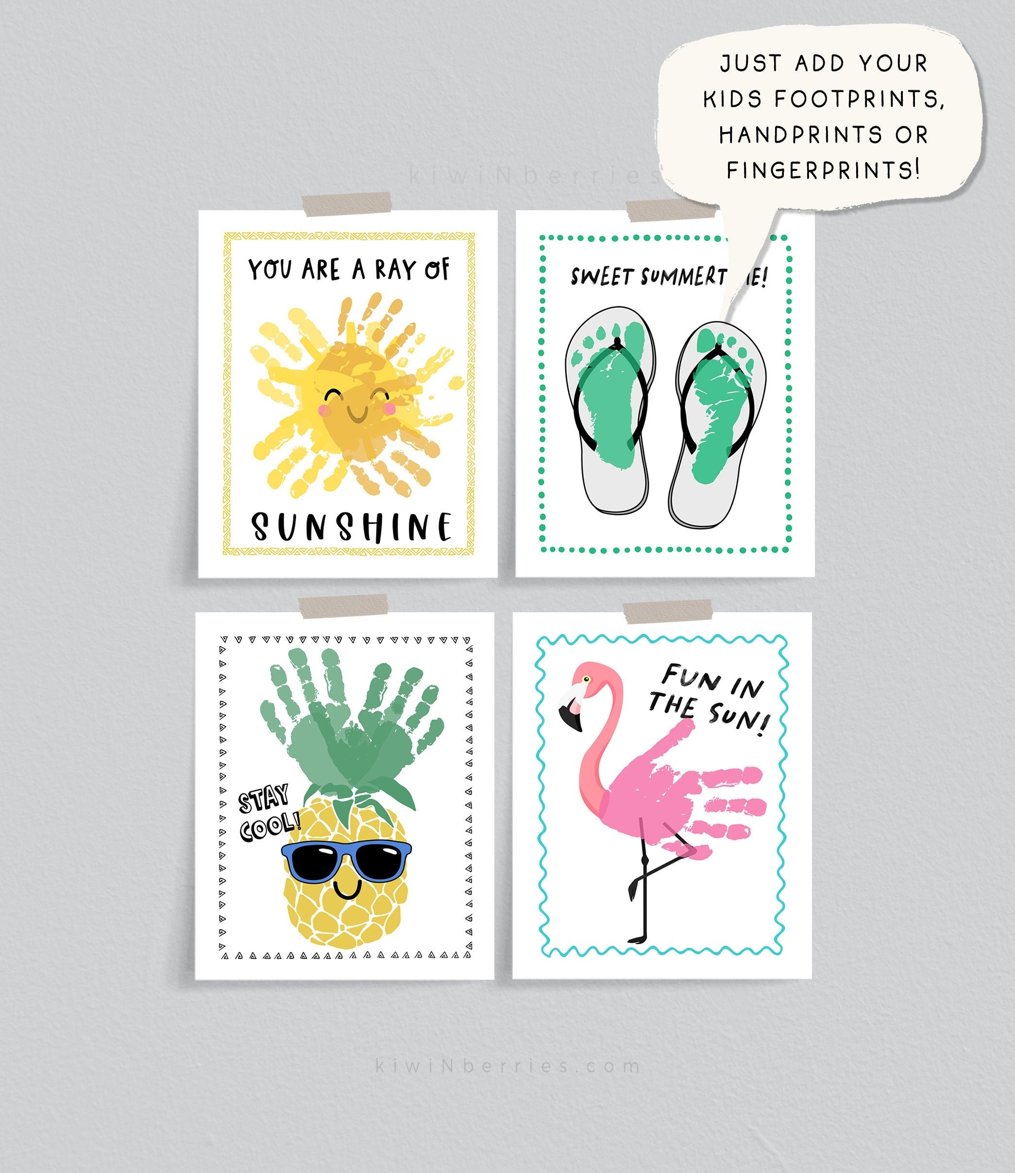 Summer Printable Crafts For Kids Summer Fun Printables Handprint