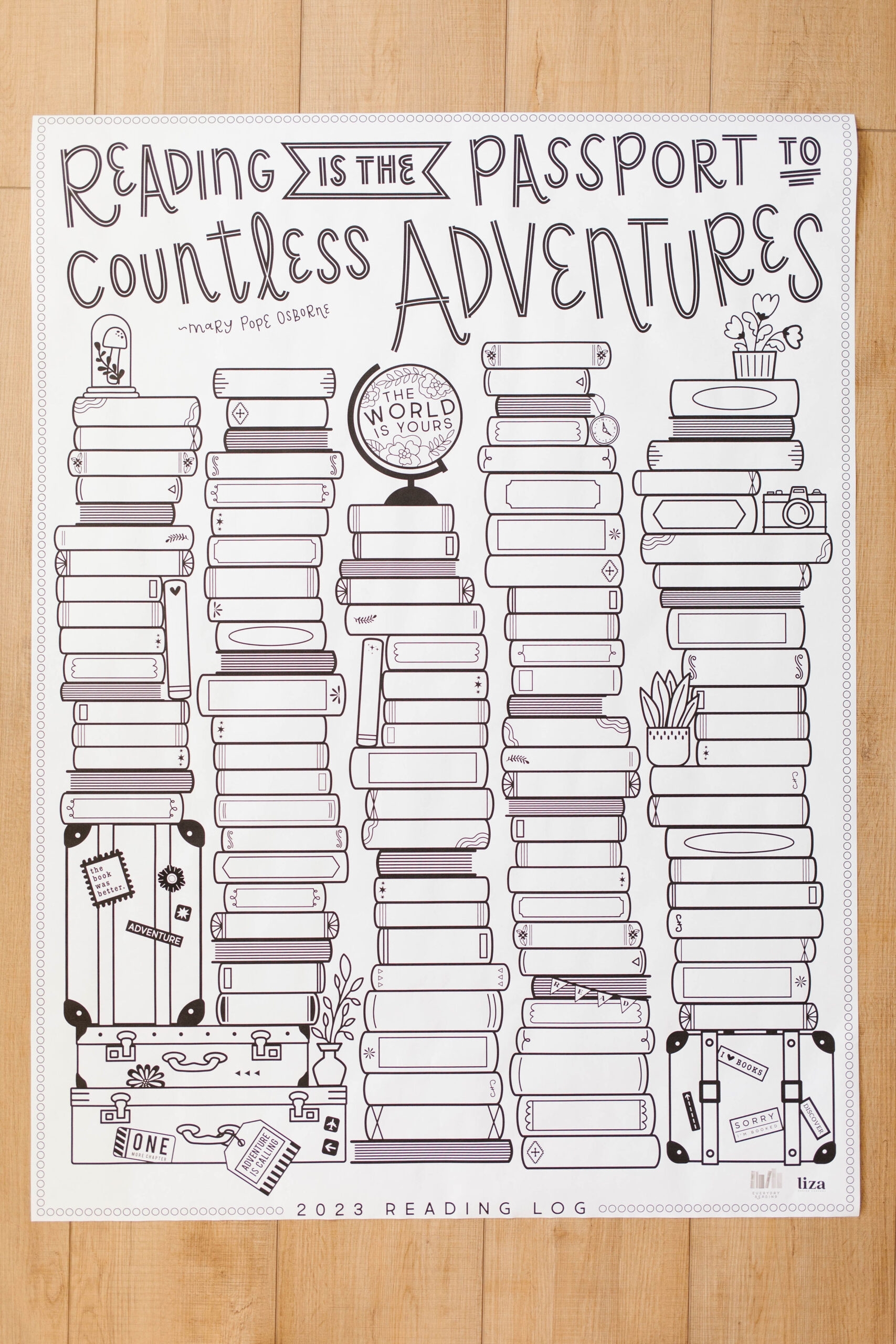 Printable Preschool Reading Log