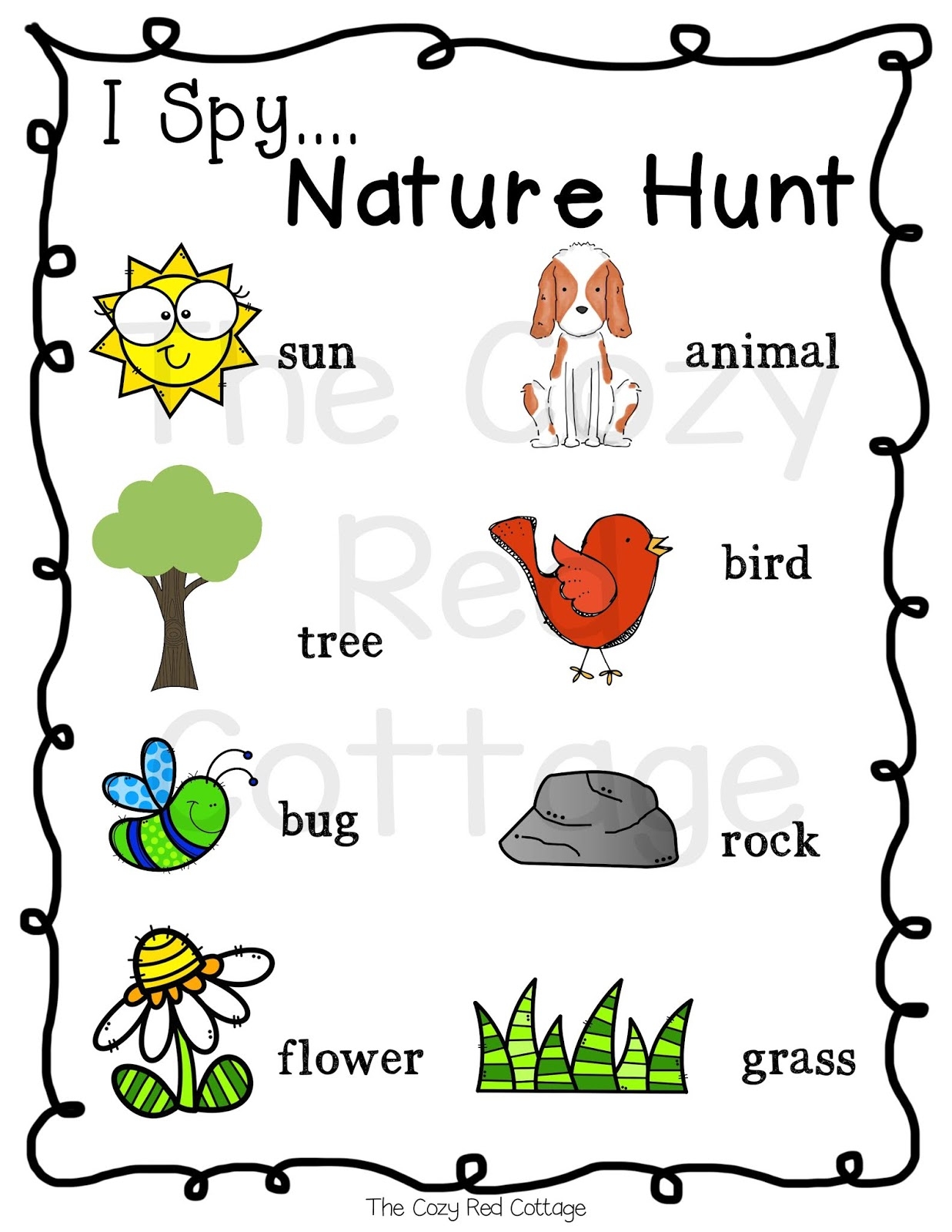 Printable Spring Preschool Activities