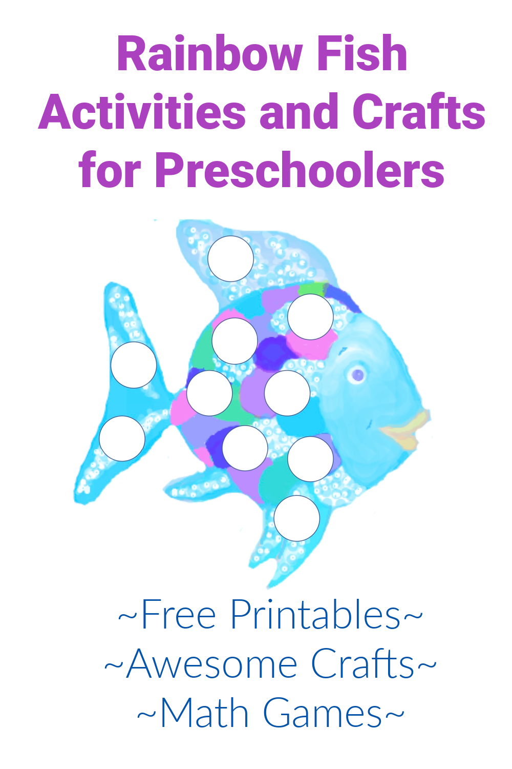 The Rainbow Fish Activities And Crafts For Preschoolers The 