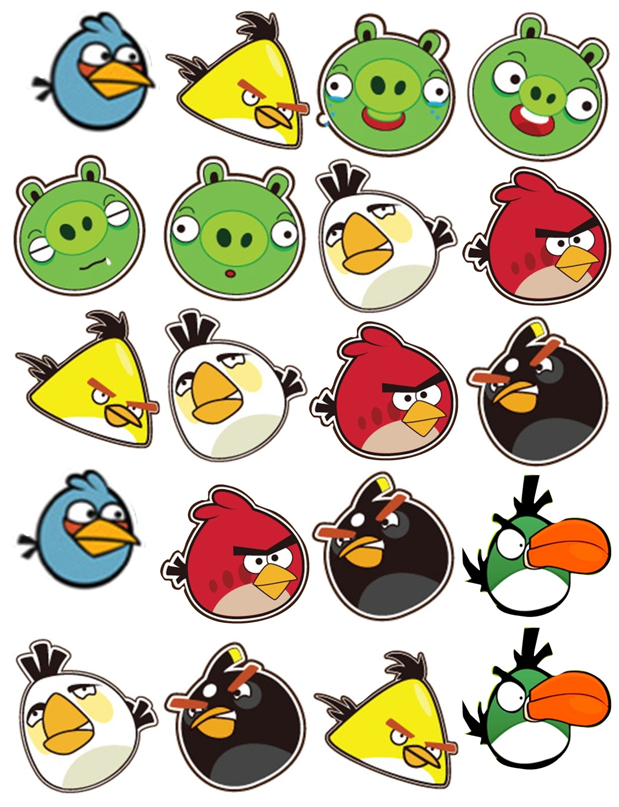 The Sew er The Caker The CopyCat Maker Angry Bird Printables