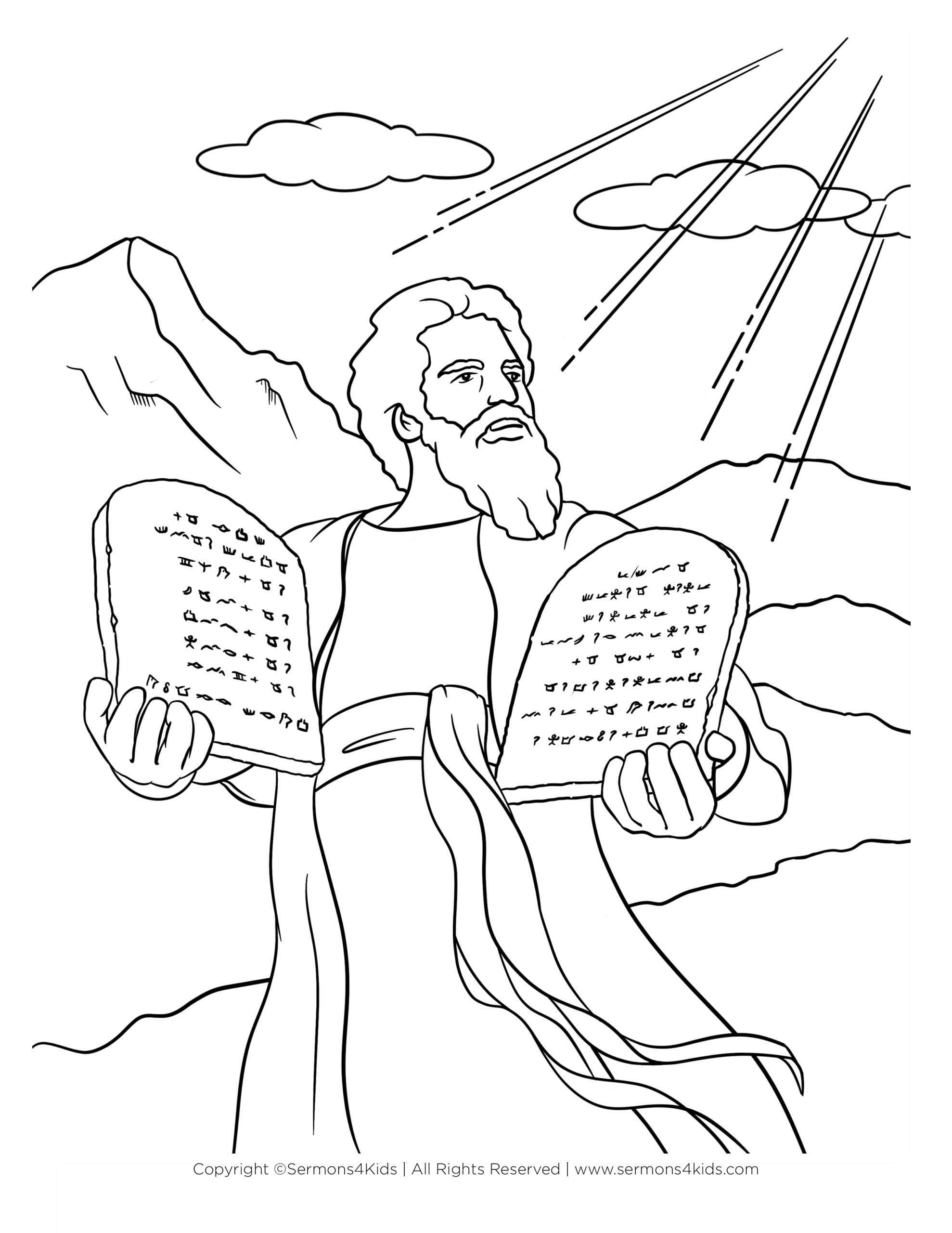 The Ten Commandments Children s Sermons From Sermons4Kids Serm 