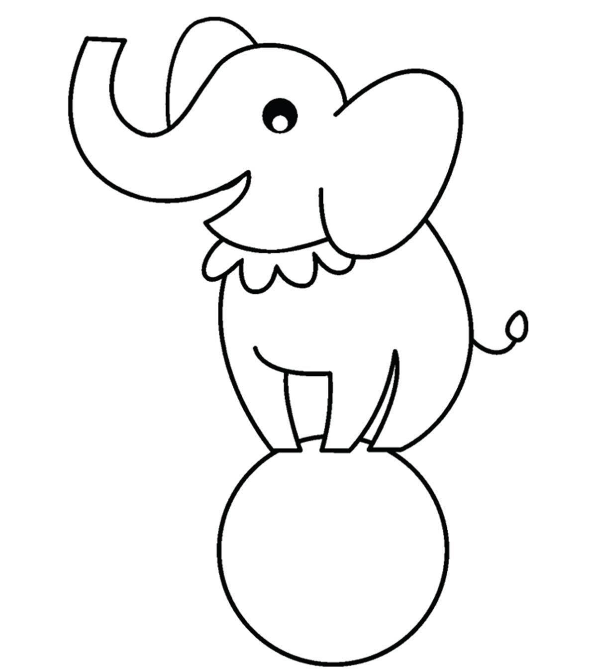 Printable Simple Coloring Pages For Preschool