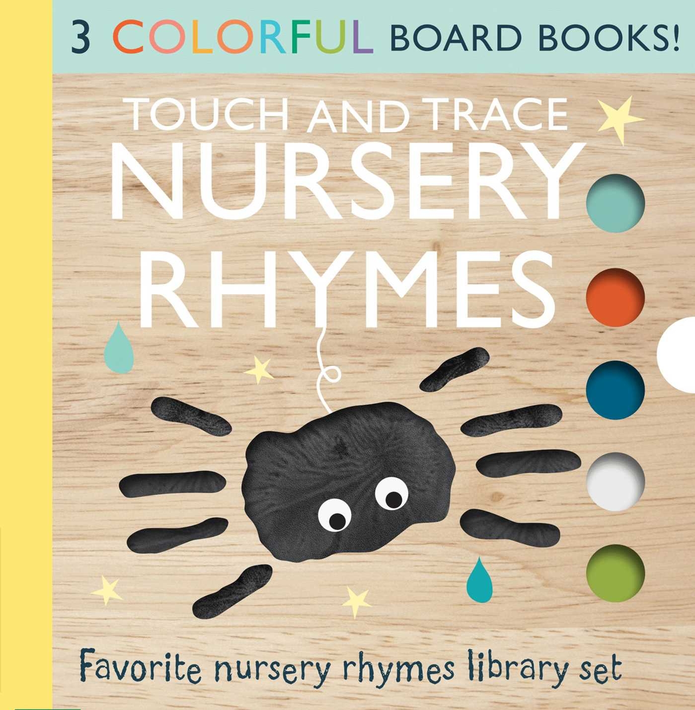 Touch And Trace Nursery Rhymes 3 Book Set Itsy Bitsy Spider Hey 