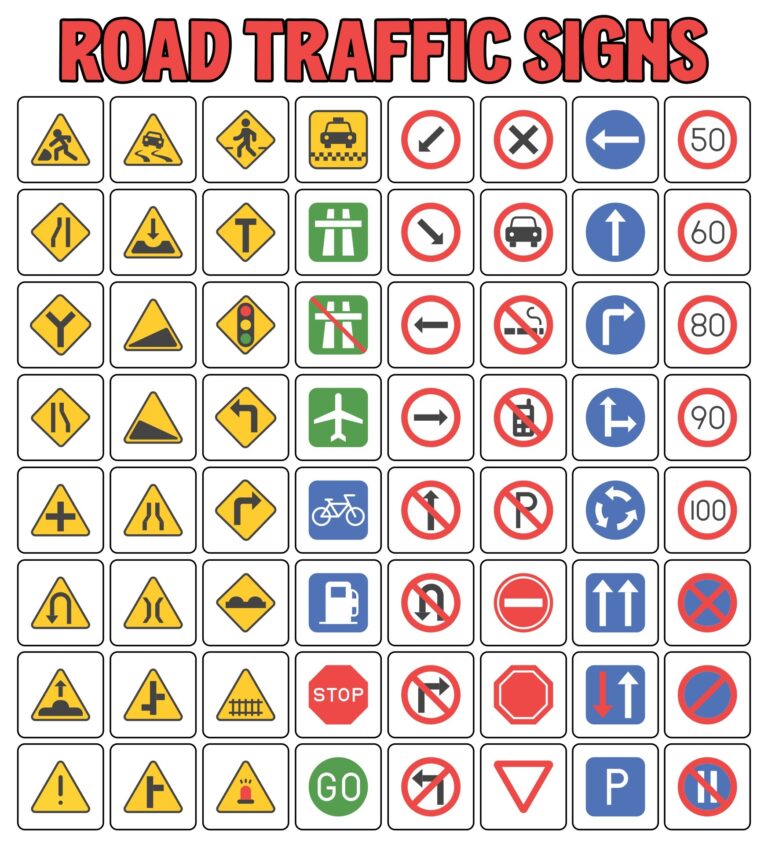 Printable Preschool Printable Traffic Signs Printable Preschool