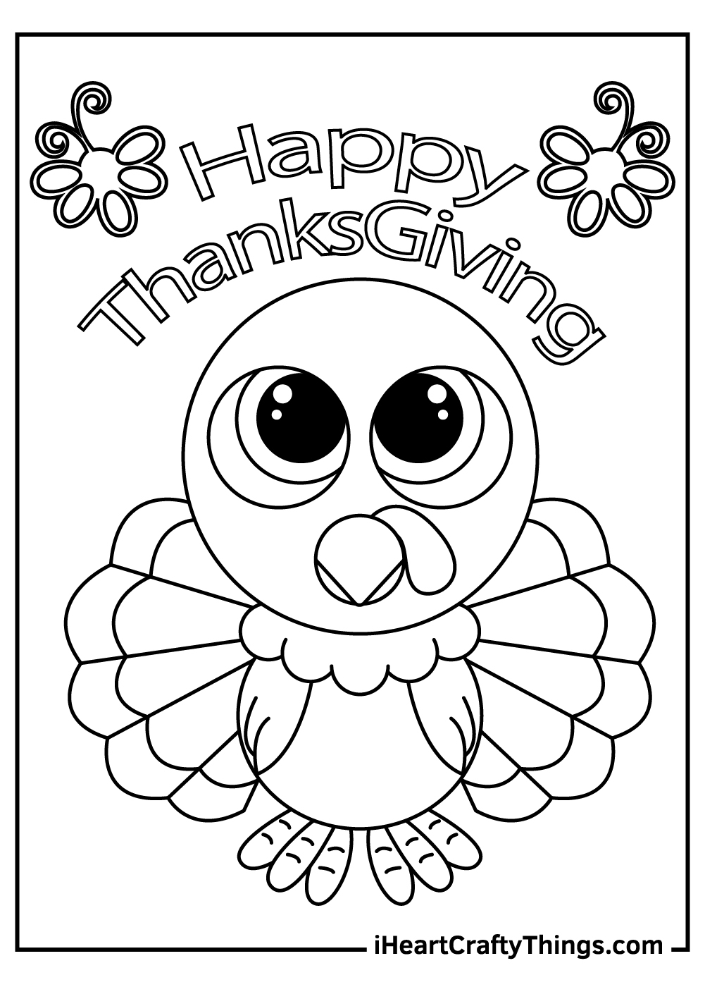 Turkey Coloring Sheets Printable 2025